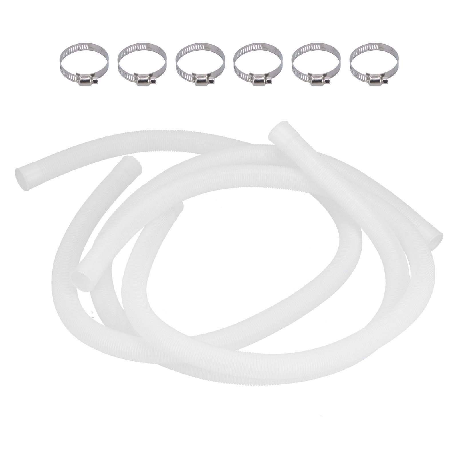 3Pcs Hose Polyethylene Plastic Replacement Pressure Resistant Leak Proof Pool Pump Hose - Image 3