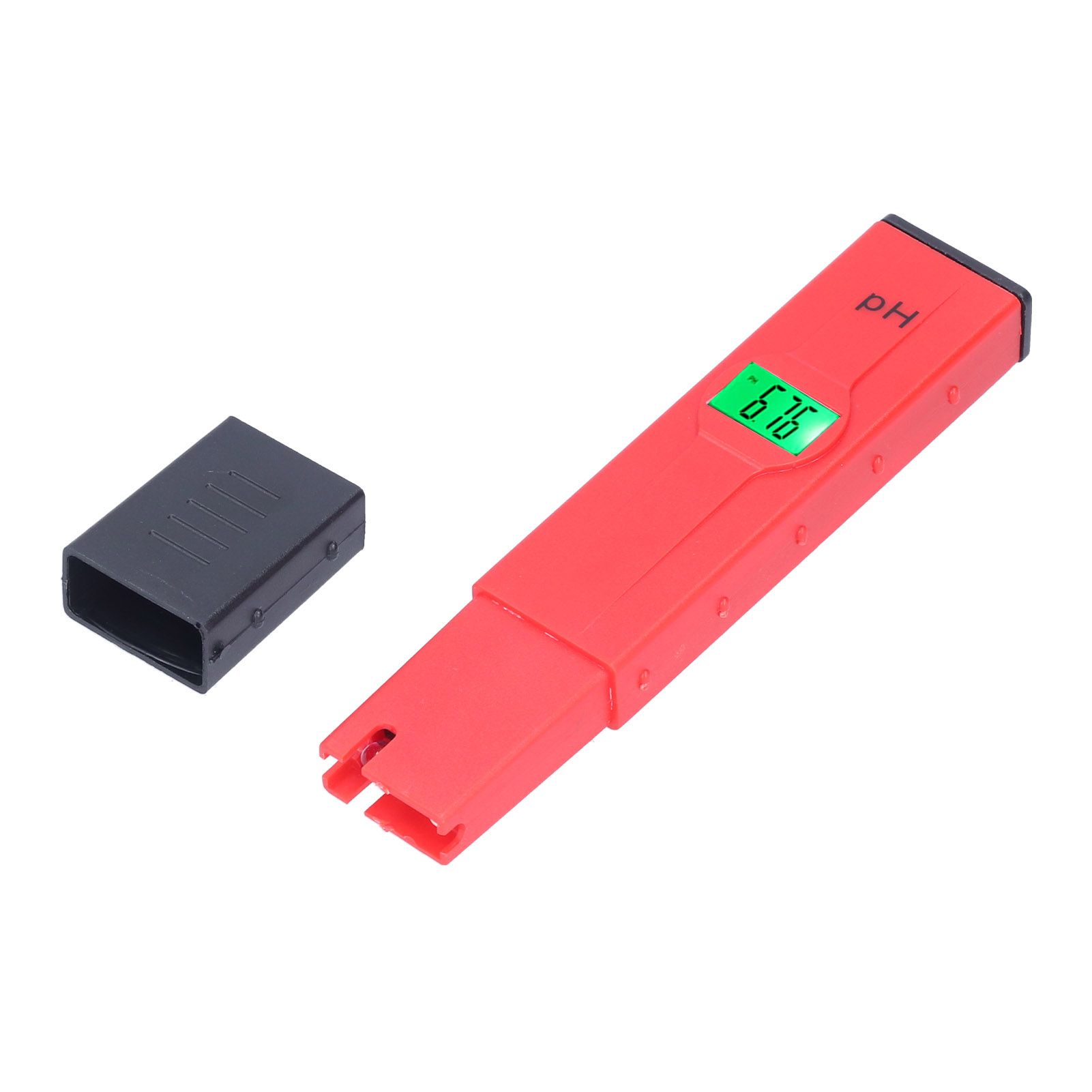 PH Tester Backlight Portable Digital PH Meter ATC High Accuracy Acidity Tester PH Test Pen for Water Soil Red - Image 8