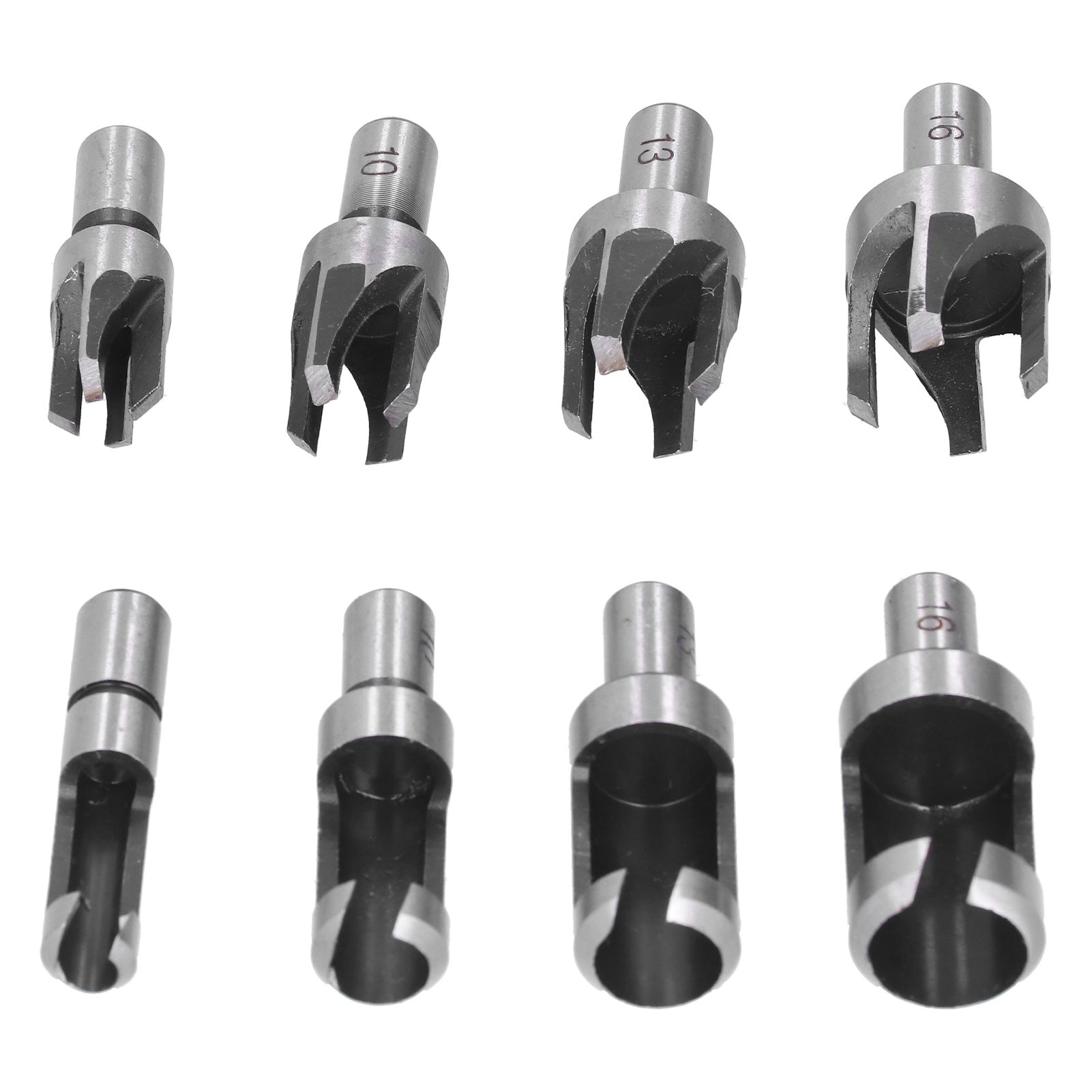 8Pcs Wood Plug Drill Bit Cutter Carbon Steel Industrial Barrel Claw Type Durable Wood Cutter for Electric Drill - Image 3