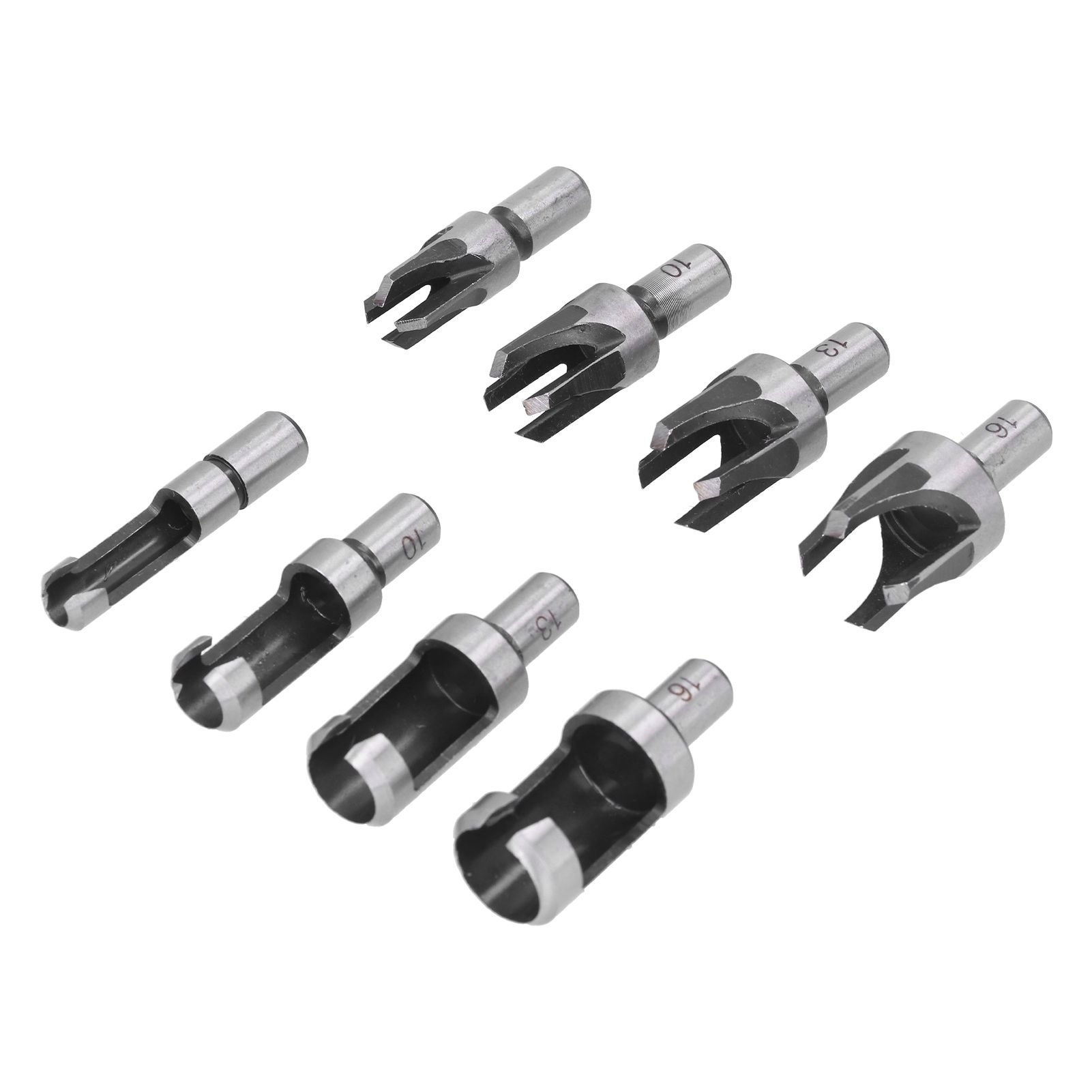 8Pcs Wood Plug Drill Bit Cutter Carbon Steel Industrial Barrel Claw Type Durable Wood Cutter for Electric Drill - Image 4