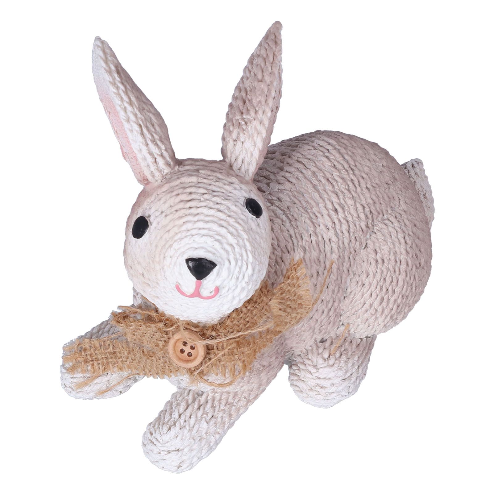 Rabbit Sculpture Simulation Resin Rabbit Ornament Environmentalliy Friendly and Durable for Family and BedroomRabbit A - Image 1