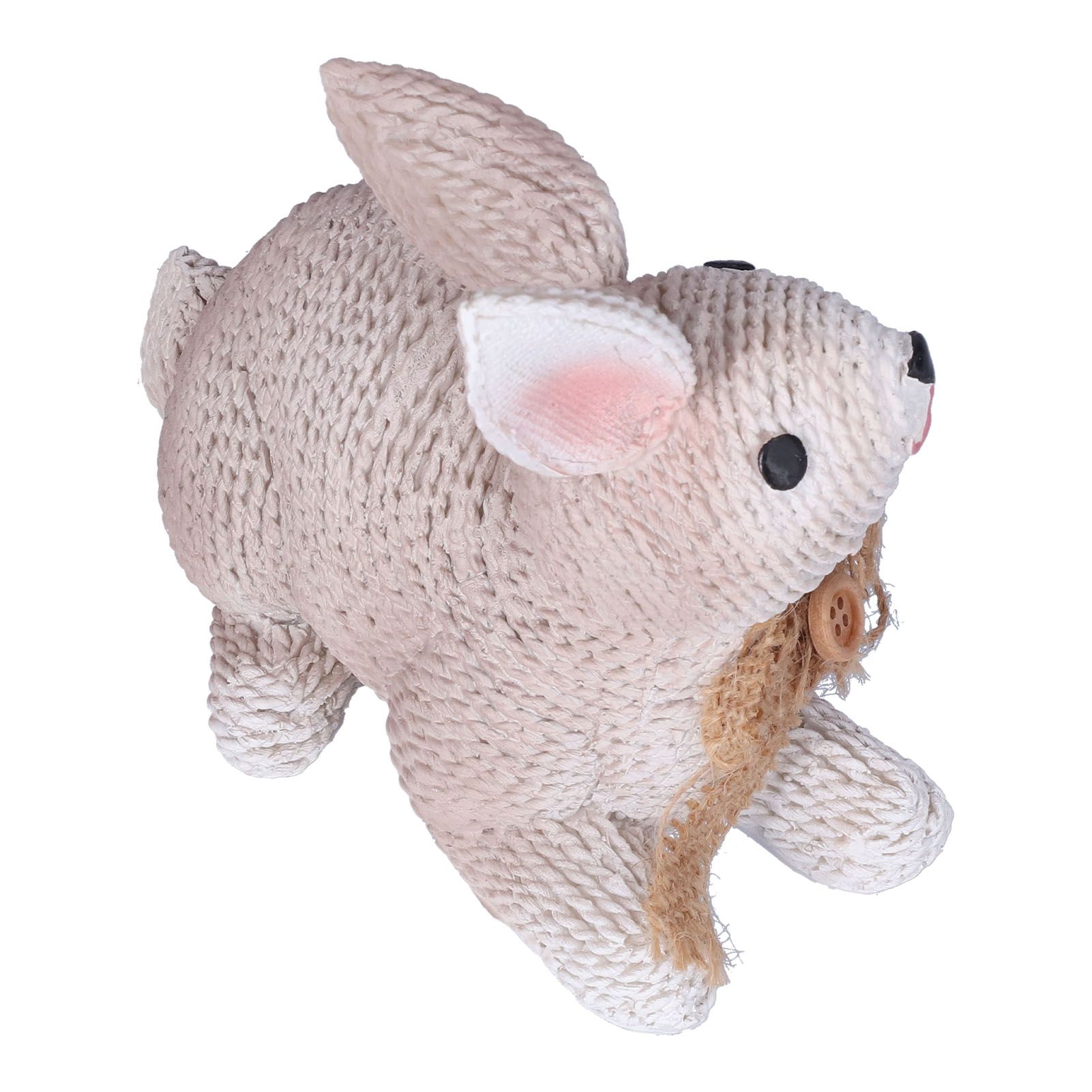Rabbit Sculpture Simulation Resin Rabbit Ornament Environmentalliy Friendly and Durable for Family and BedroomRabbit A - Image 2