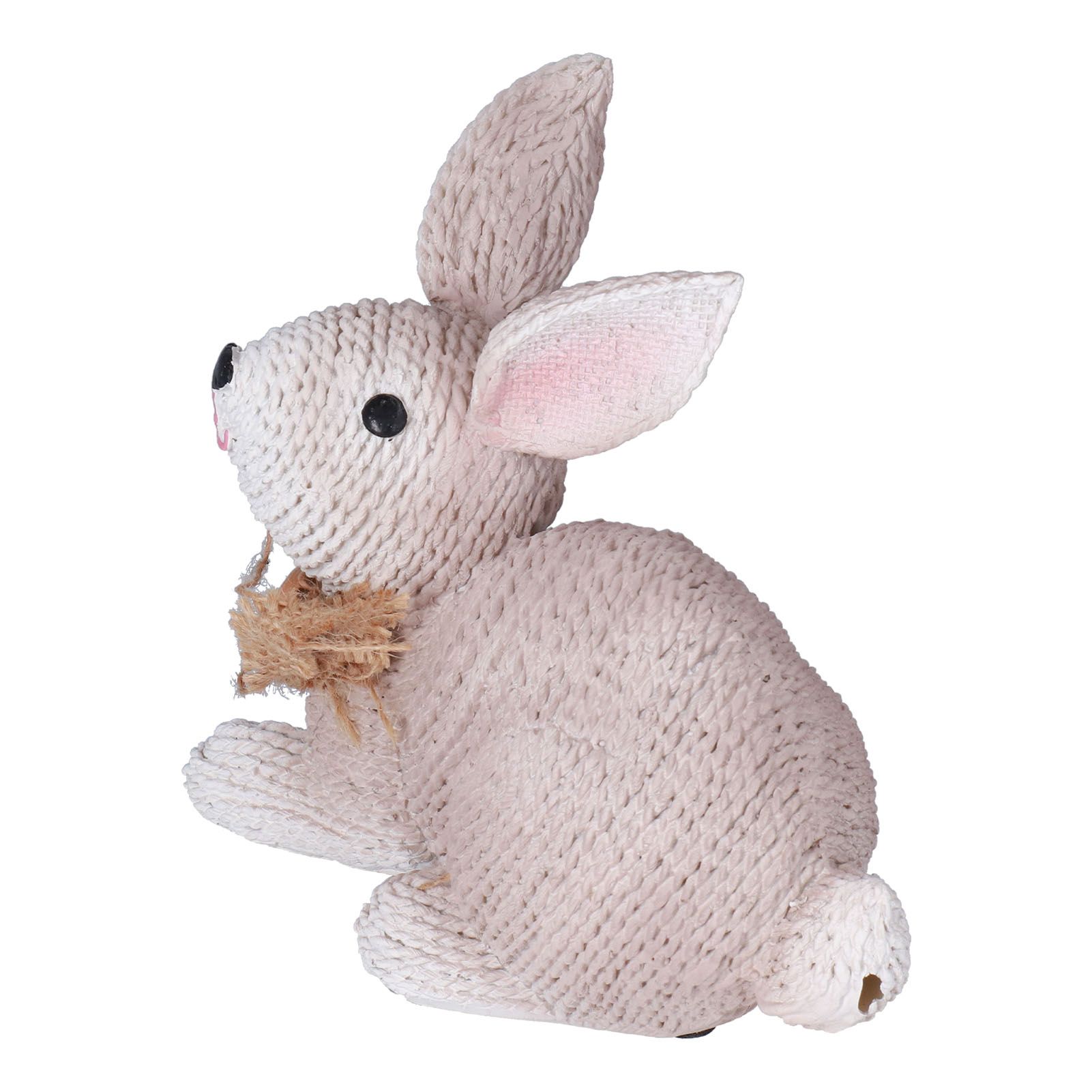 Rabbit Sculpture Simulation Resin Rabbit Ornament Environmentalliy Friendly and Durable for Family and BedroomRabbit A - Image 3