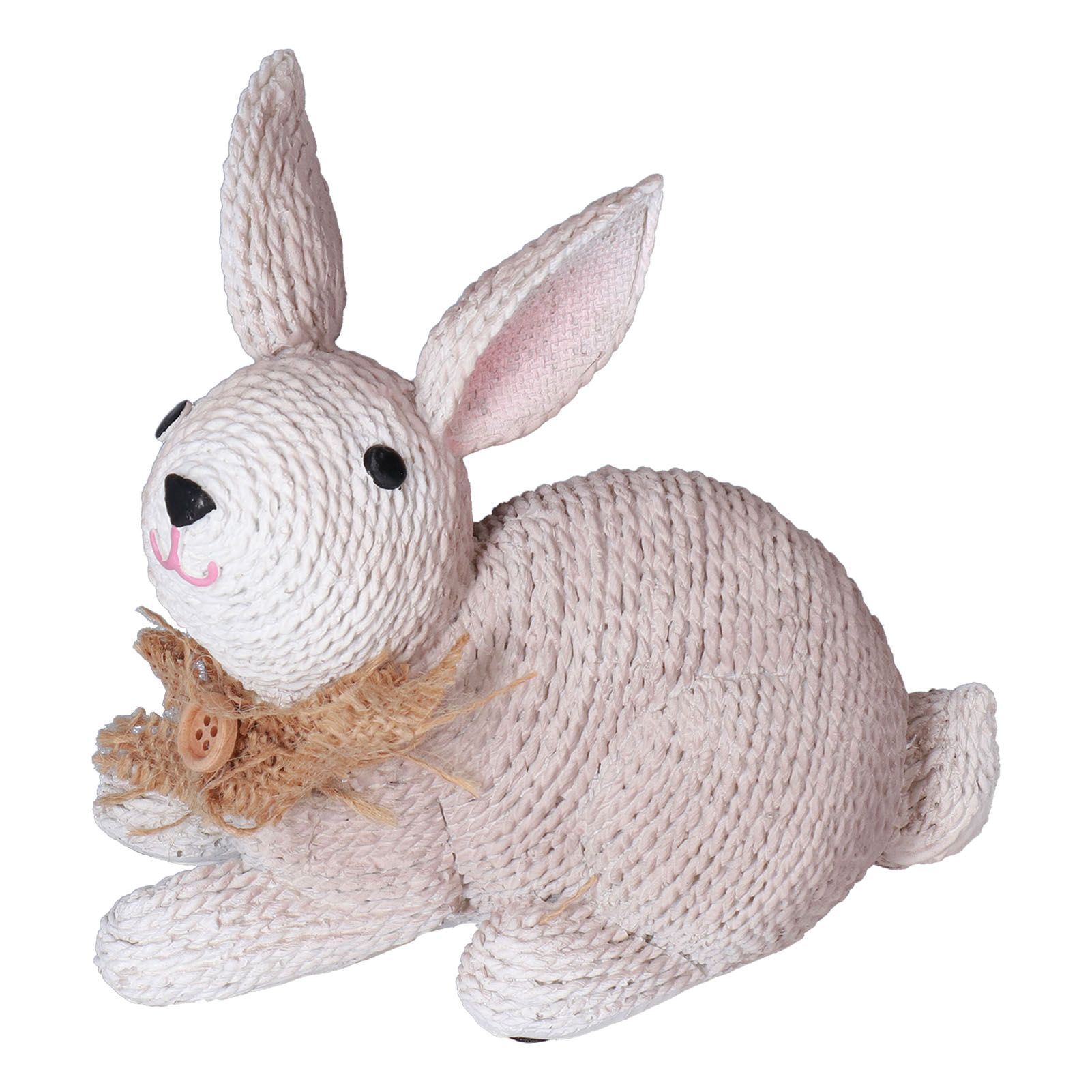 Rabbit Sculpture Simulation Resin Rabbit Ornament Environmentalliy Friendly and Durable for Family and BedroomRabbit A - Image 4