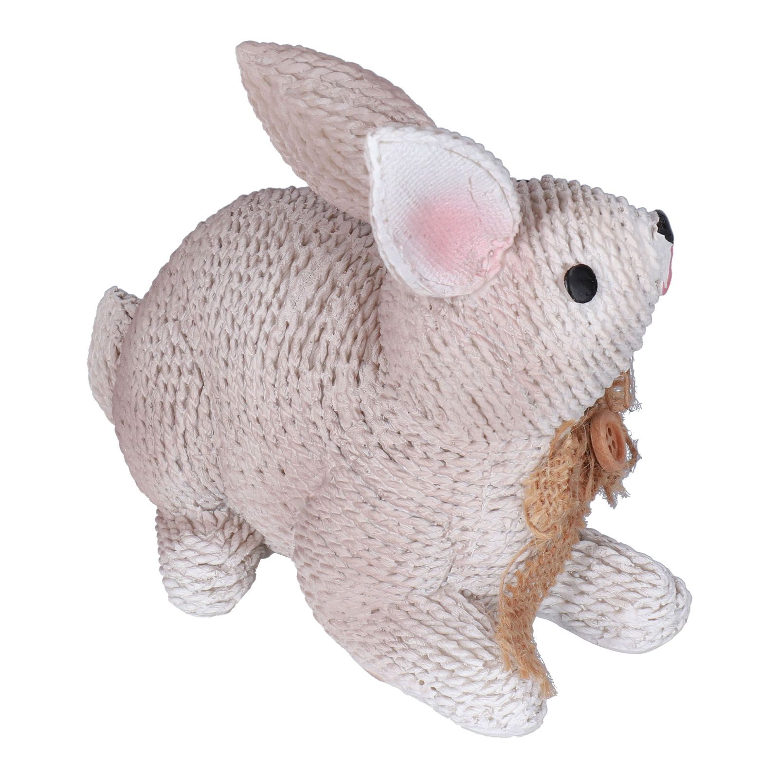 Rabbit Sculpture Simulation Resin Rabbit Ornament Environmentalliy Friendly and Durable for Family and BedroomRabbit A - Image 5