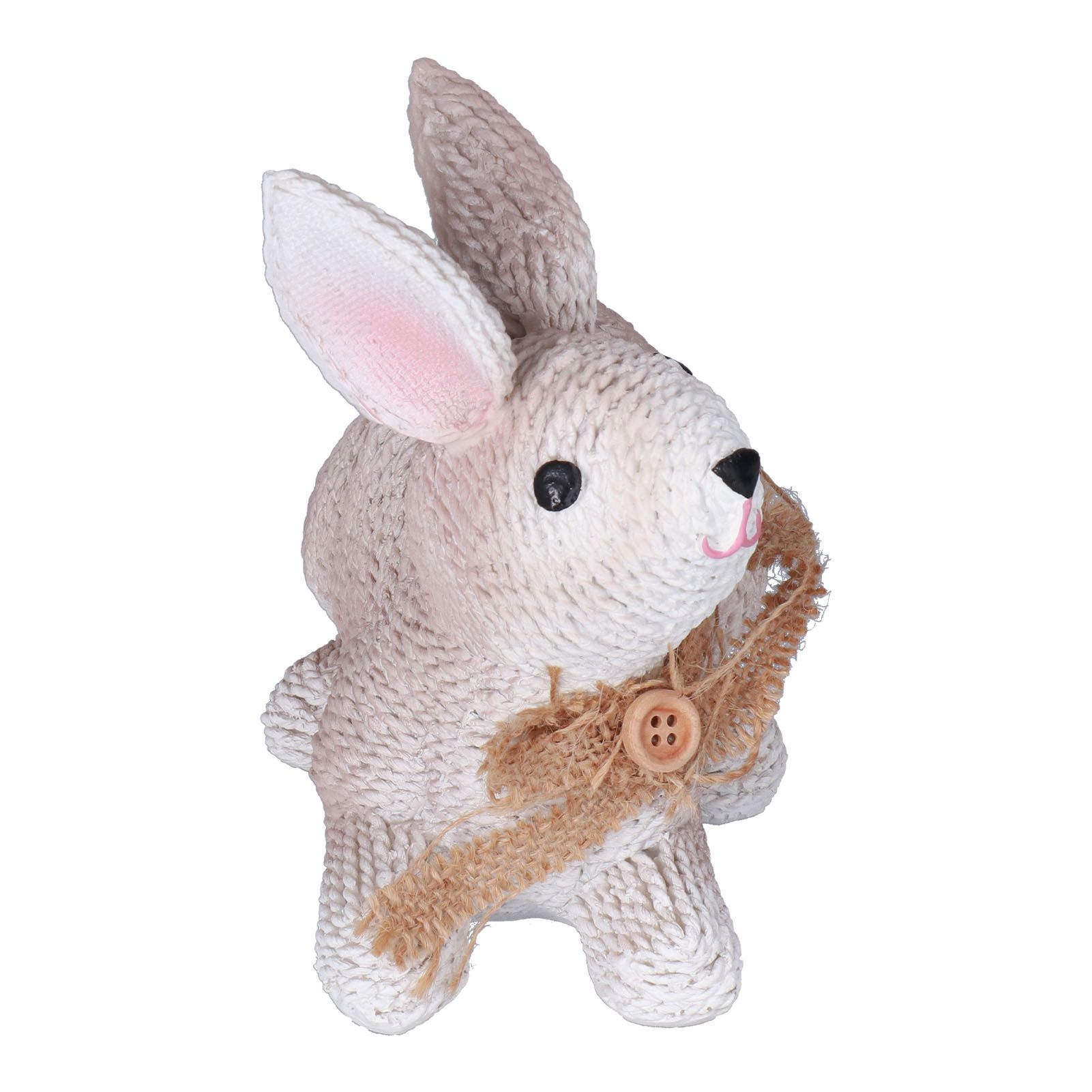Rabbit Sculpture Simulation Resin Rabbit Ornament Environmentalliy Friendly and Durable for Family and BedroomRabbit A - Image 7