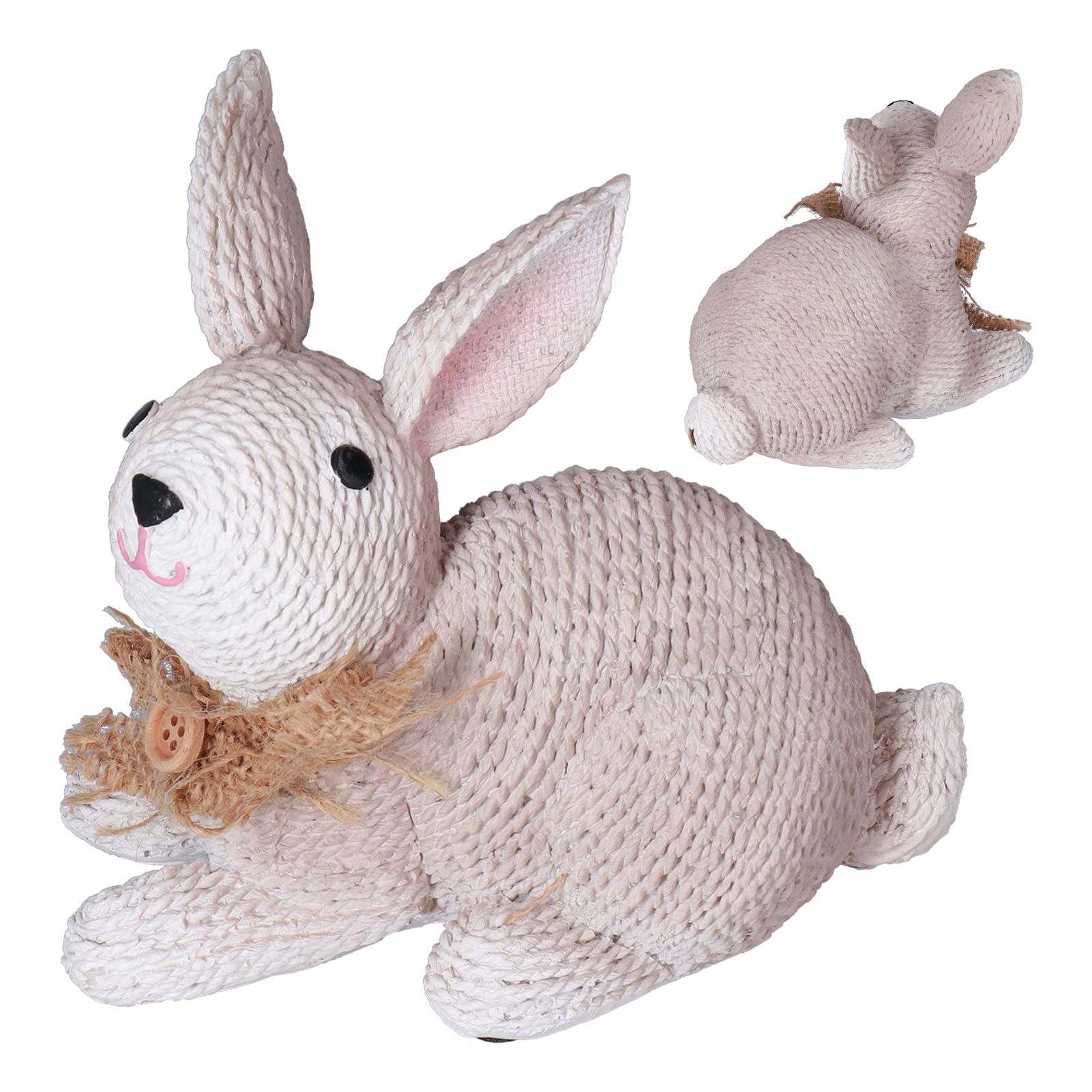 Rabbit Sculpture Simulation Resin Rabbit Ornament Environmentalliy Friendly and Durable for Family and BedroomRabbit A - Image 8
