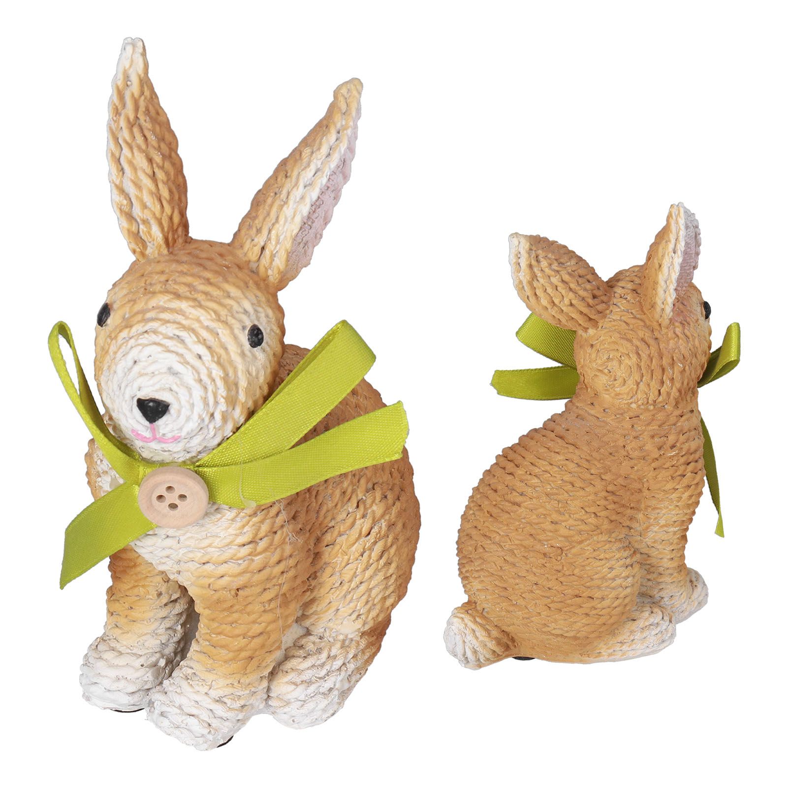 Rabbit Sculpture Simulation Resin Rabbit Ornament Environmentalliy Friendly and Durable for Family and BedroomRabbit B - Image 7