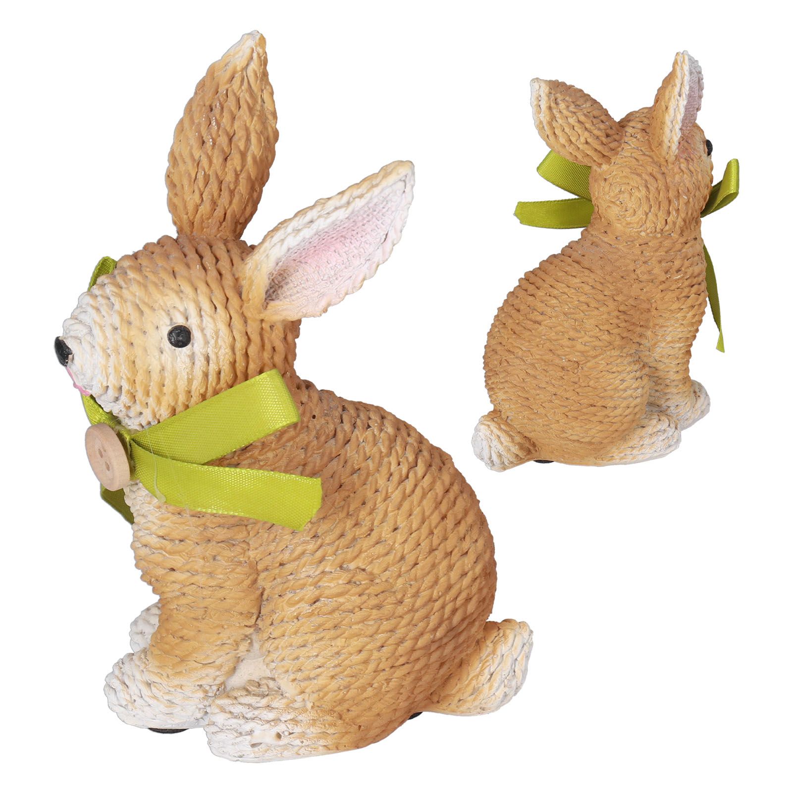Rabbit Sculpture Simulation Resin Rabbit Ornament Environmentalliy Friendly and Durable for Family and BedroomRabbit B - Image 8