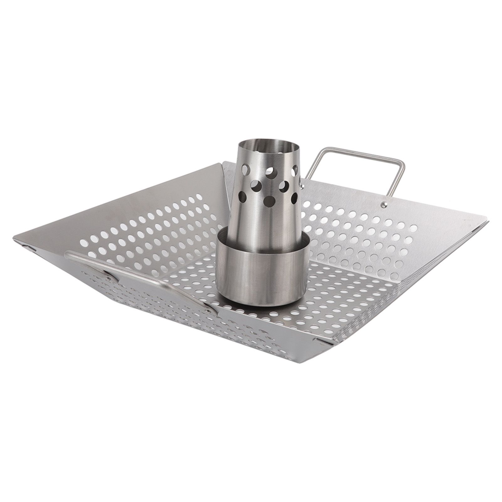 Beer Can Chicken Pan Food Grade Stainless Steel Beer Can Chicken Roaster Stand Holder with 2 Handle for Grill and Smoker - Image 8