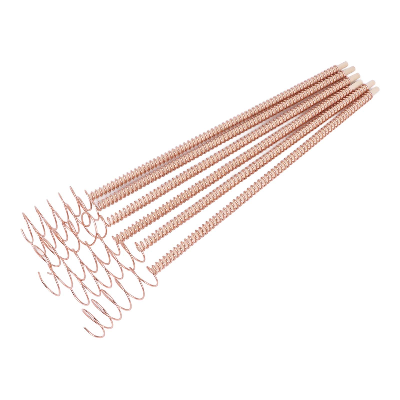 6PCS Electroculture Plant Stakes 12 Inch Natural Wood Stake Wrapped with Pure Copper Coil Gardening Antennas for Growing Garden Plants Vegetables - Image 2