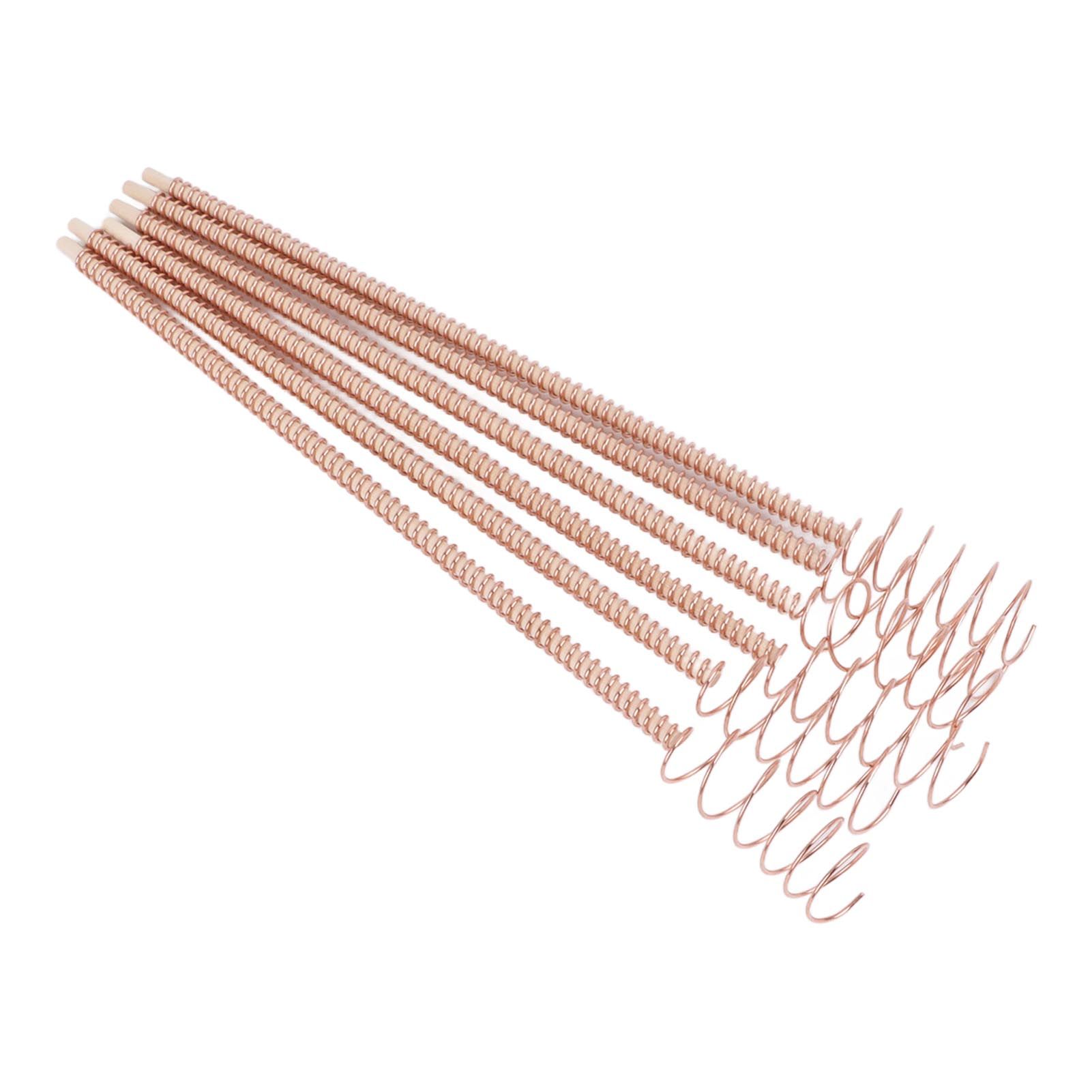 6PCS Electroculture Plant Stakes 12 Inch Natural Wood Stake Wrapped with Pure Copper Coil Gardening Antennas for Growing Garden Plants Vegetables - Image 3