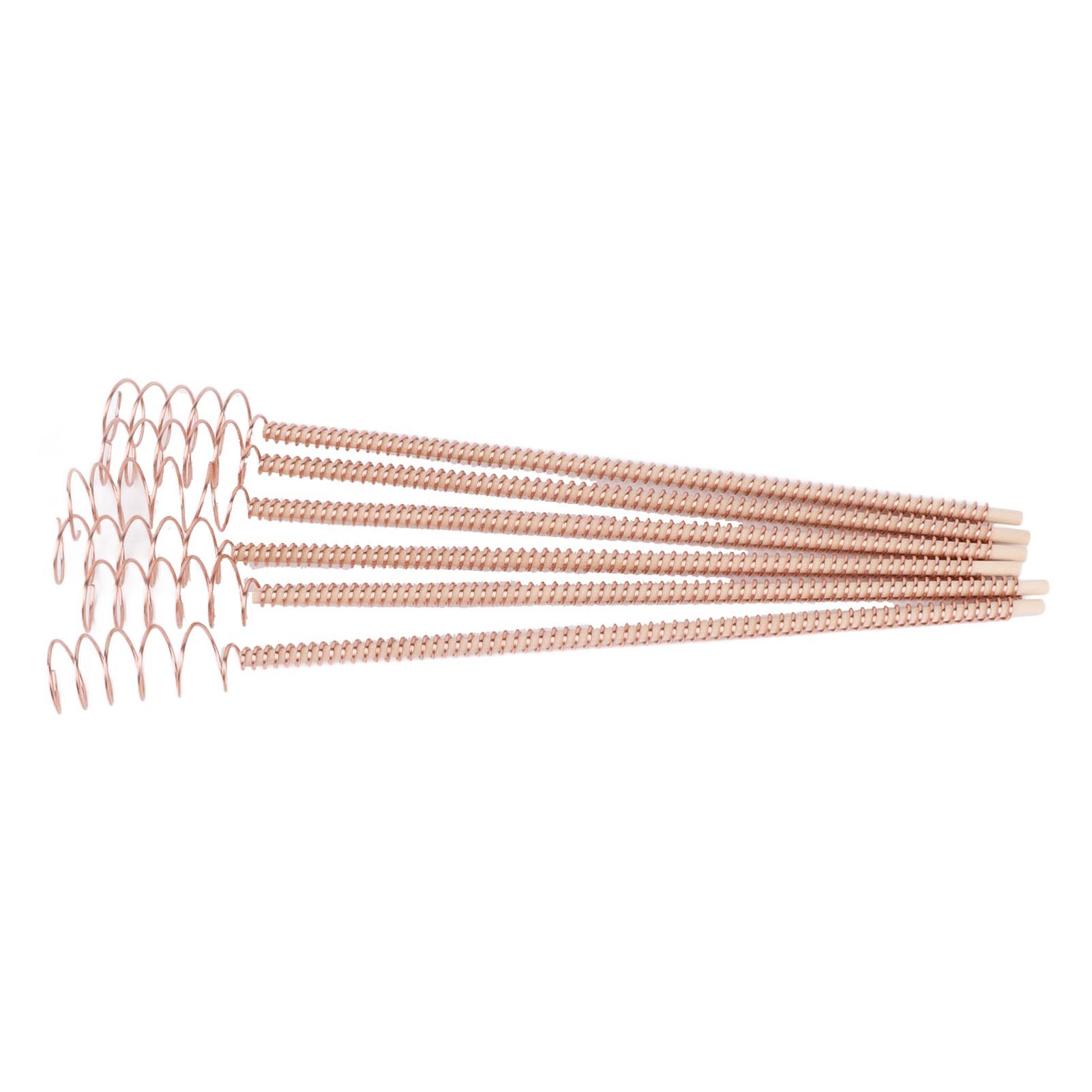 6PCS Electroculture Plant Stakes 12 Inch Natural Wood Stake Wrapped with Pure Copper Coil Gardening Antennas for Growing Garden Plants Vegetables - Image 5