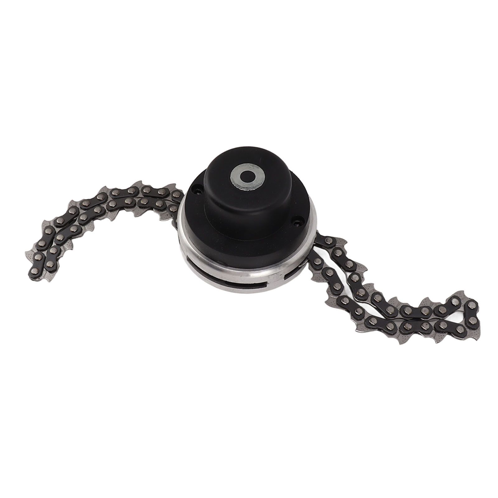 Chain Trimmer Head Replacement Lawn Mower Chain Weed Trimmer Head Outdoor Gardening Tool Abrasion Resistant Cordless Black - Image 4