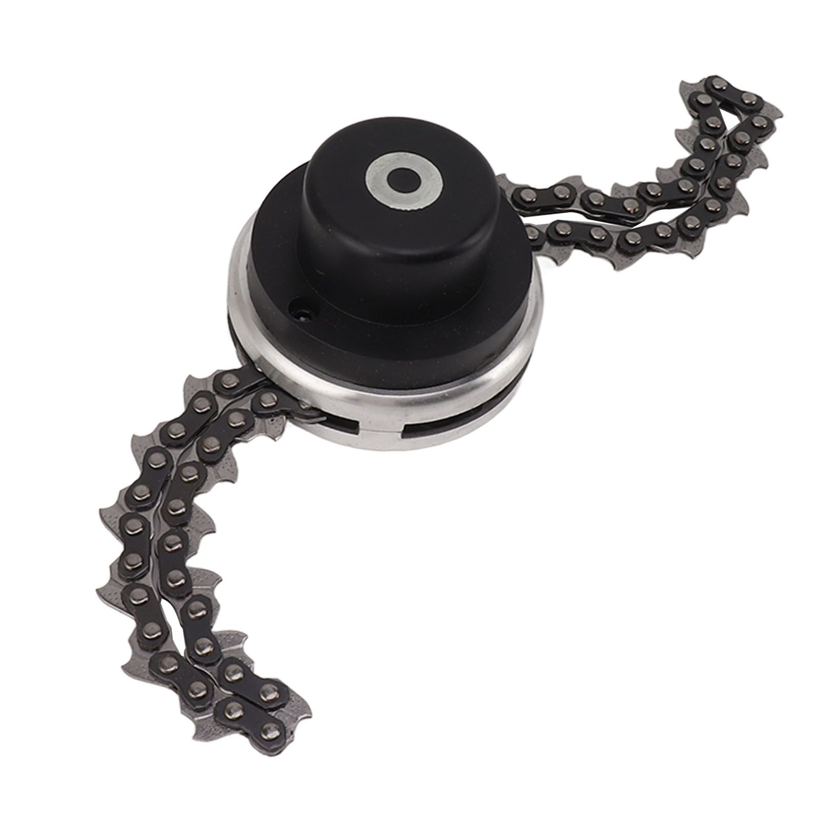 Chain Trimmer Head Replacement Lawn Mower Chain Weed Trimmer Head Outdoor Gardening Tool Abrasion Resistant Cordless Black - Image 5