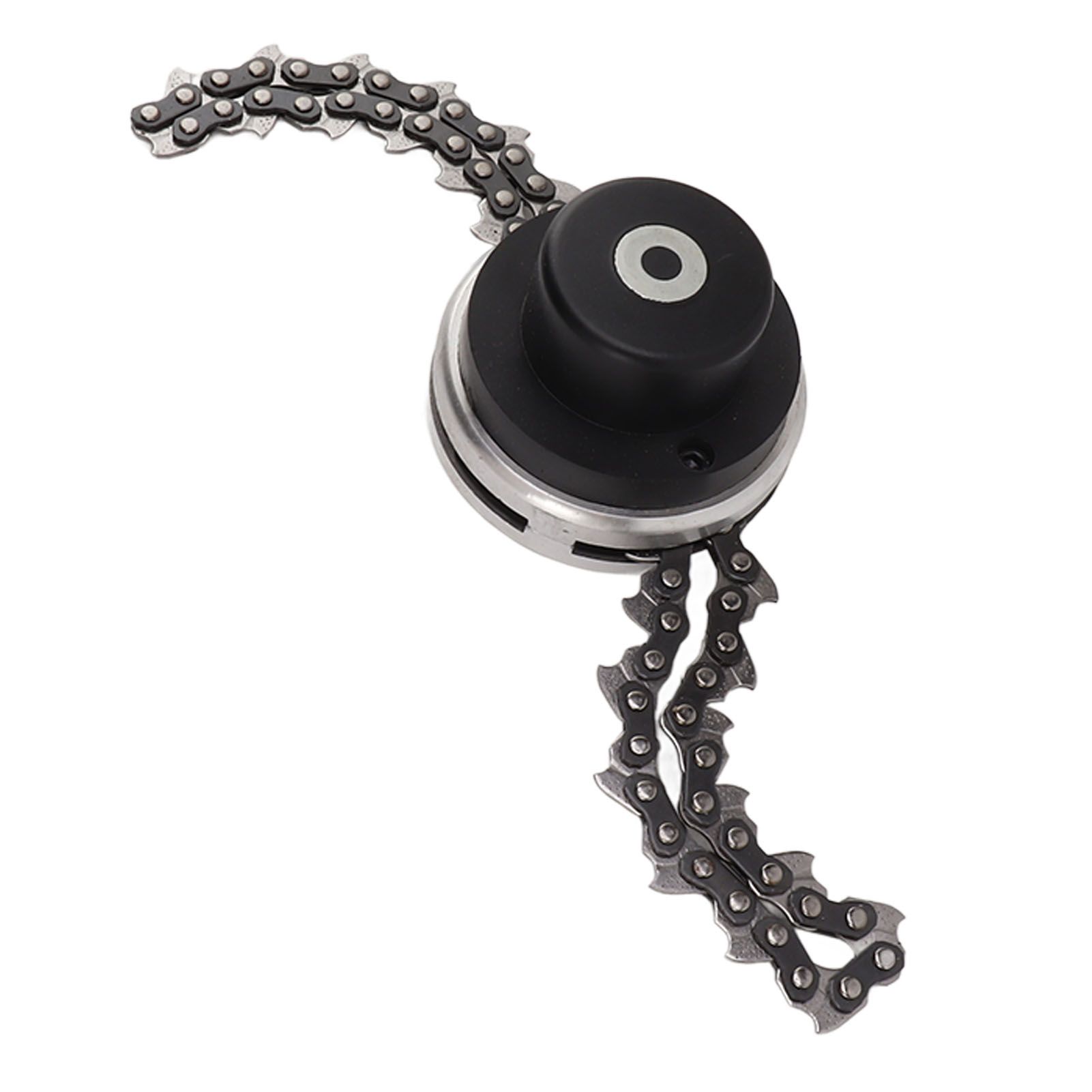 Chain Trimmer Head Replacement Lawn Mower Chain Weed Trimmer Head Outdoor Gardening Tool Abrasion Resistant Cordless Black - Image 7
