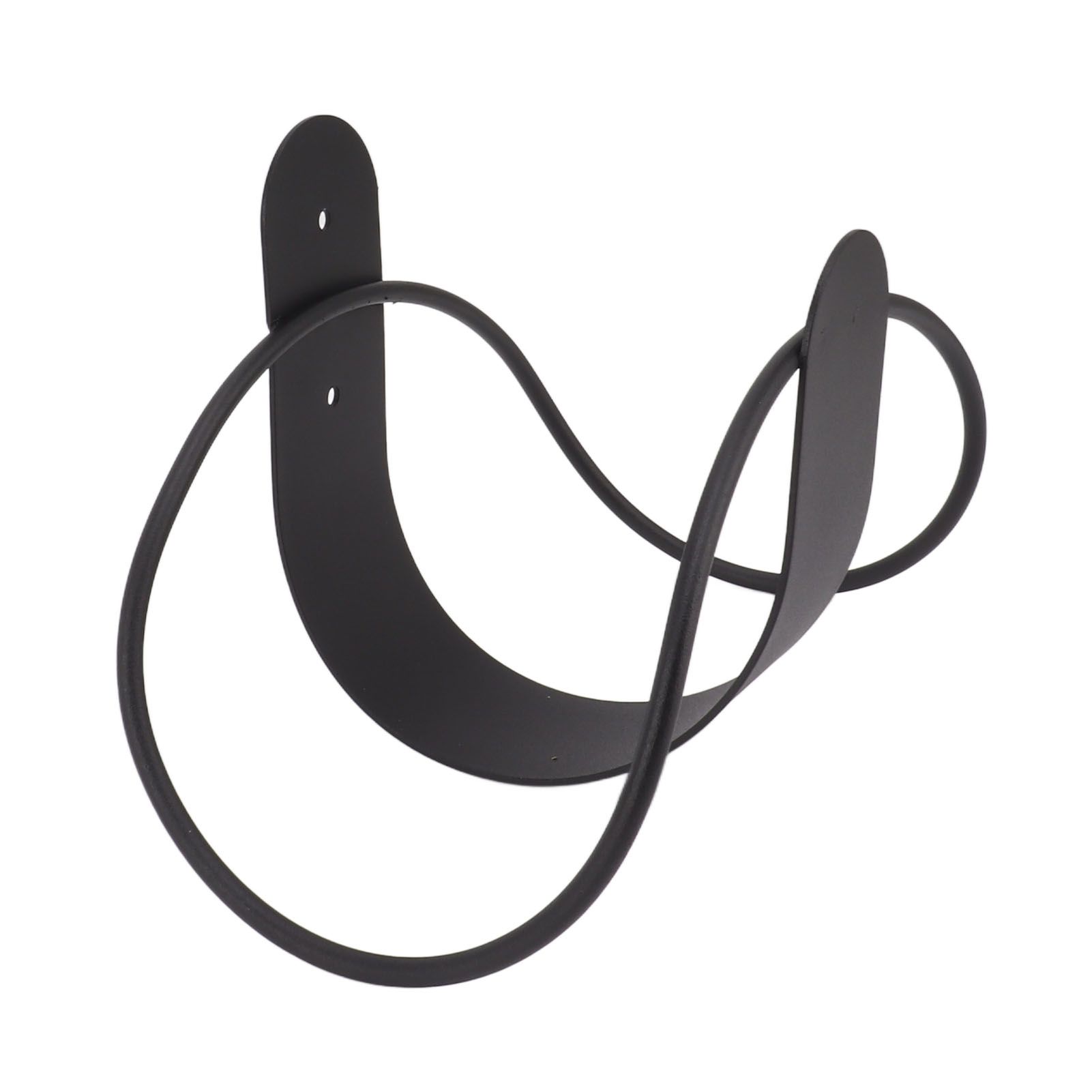 Stainless Steel Garden Hose Bracket Wall Mount Strong Load Bearing Garden Hose Storage Holder Easy To Install Hose Hanger Black - Image 3