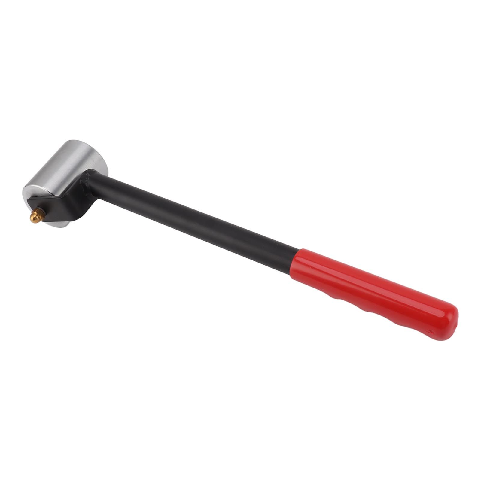 Wallpaper Seam Roller Iron Right Angle Straight Long Handle Smoothing Hand Pressure Roller Tool for PVC Plastic Roofing Decking Membrane - Image 2