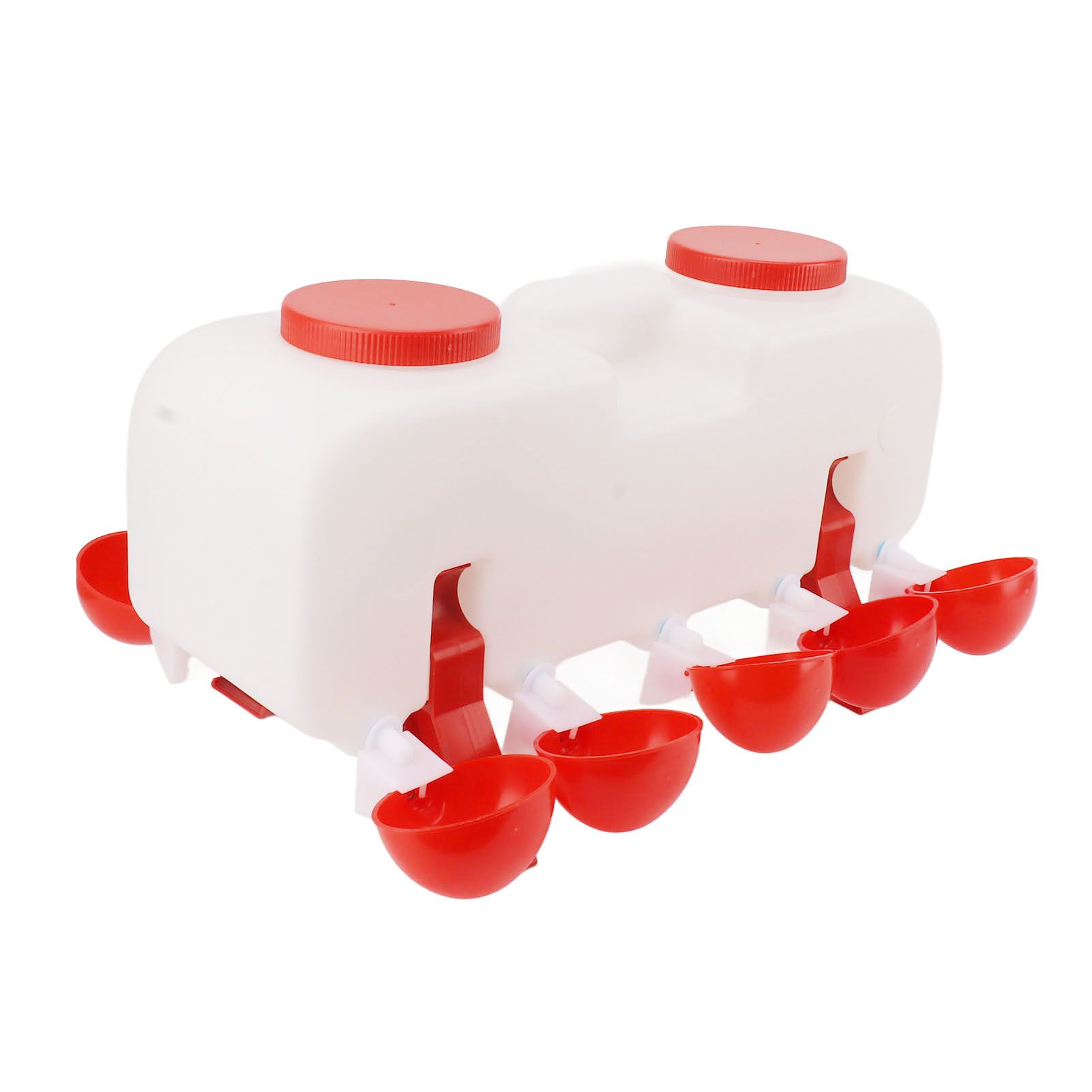 Automatic Chicken Waterer 10L Large Poultry Drinking Cups with 10pcs Bowls for Duck Goose - Image 4