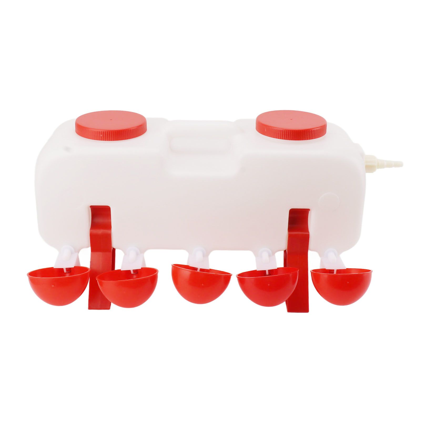 Automatic Chicken Waterer 10L Large Poultry Drinking Cups with 10pcs Bowls for Duck Goose - Image 7