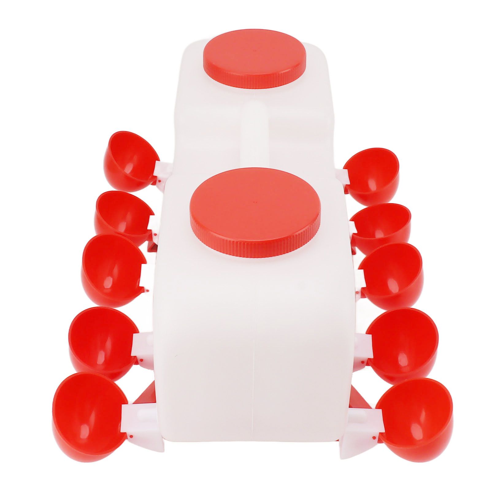 Automatic Chicken Waterer 10L Large Poultry Drinking Cups with 10pcs Bowls for Duck Goose - Image 8