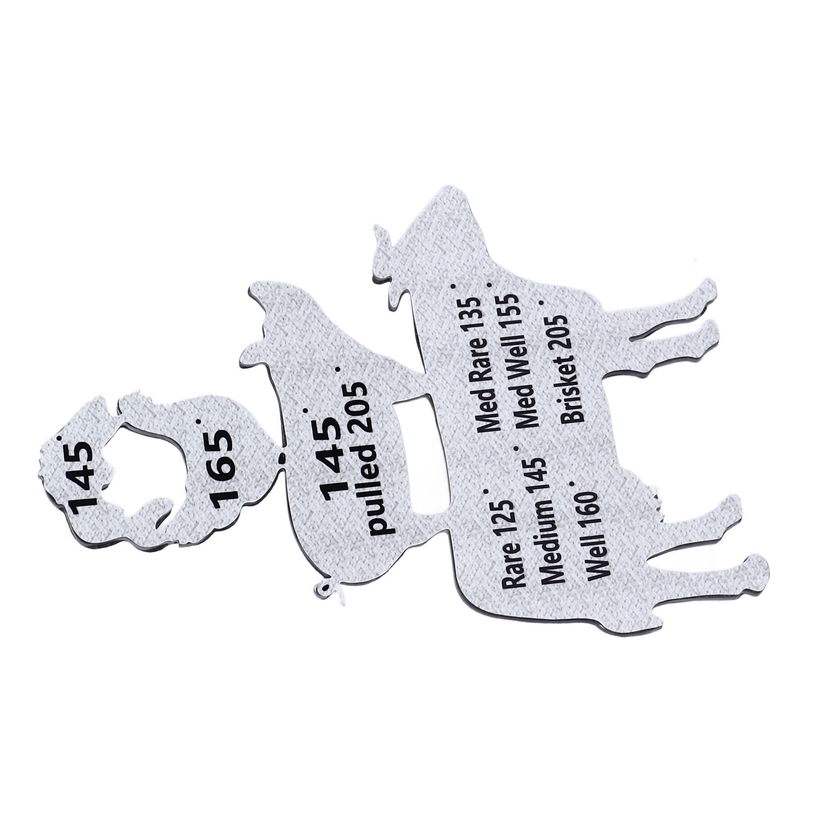 Meat Temperature Magnet Animal Internal Temperature Guide Acrylic Beef Pork Chicken Fish Grill Accessory for BBQ Cooking - Image 6