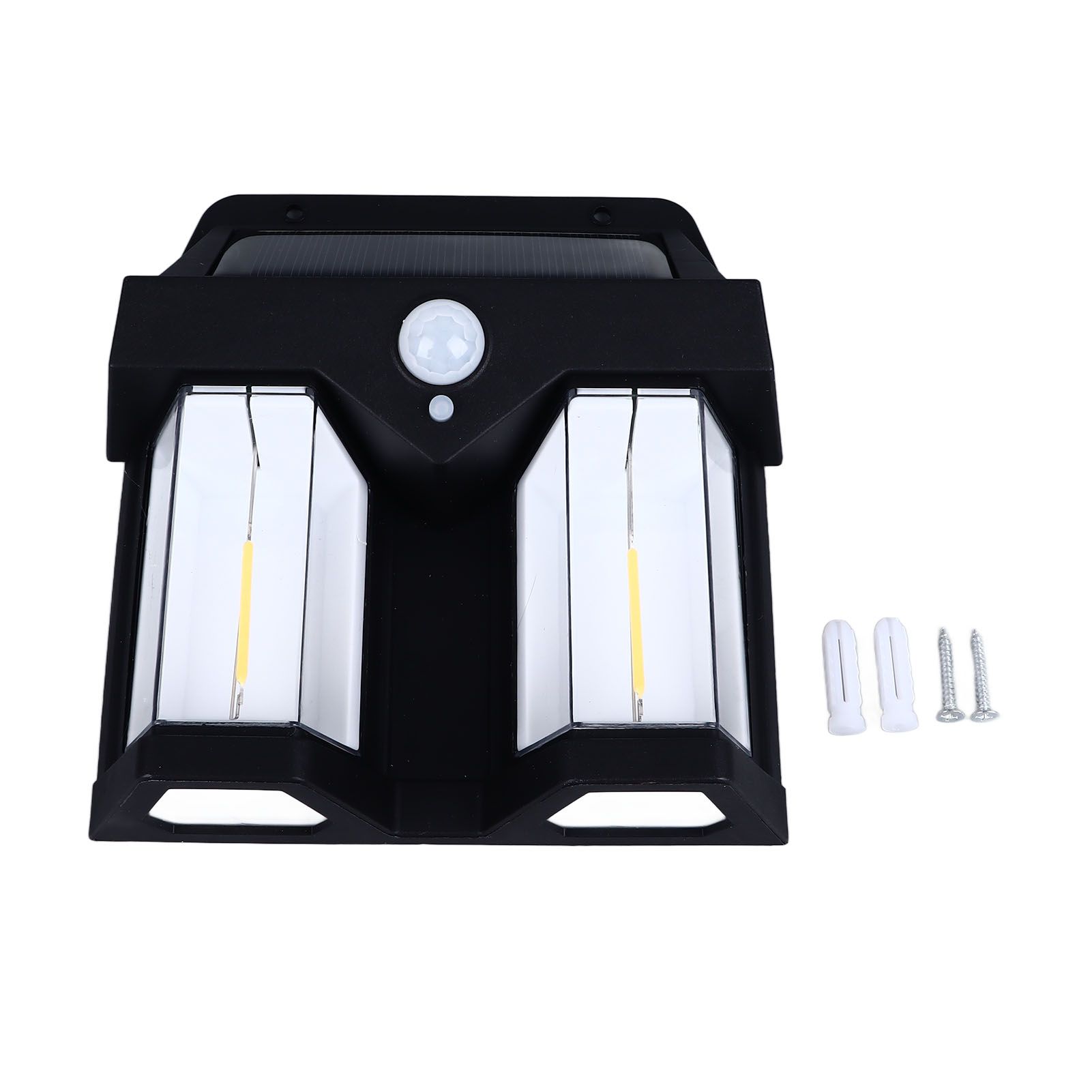 Solar Wall Light Tungsten Filament Warm Lighting Waterproof Wall Lamp for Outdoor - Image 1