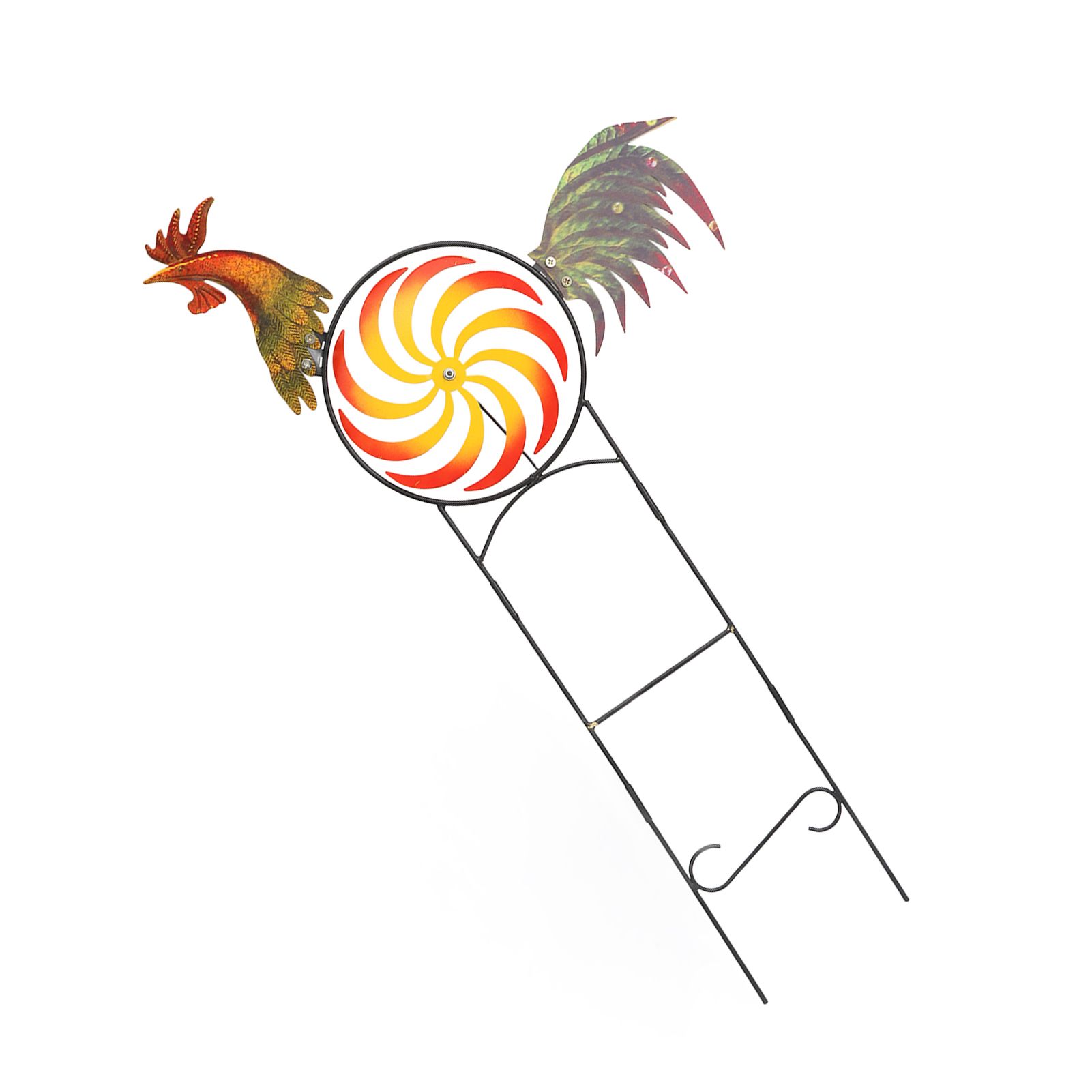 Rooster Wind Spinner Metal Iron Windmill Decorative Cock Wind Sculpture for Outdoor Farm Lawn Yard Patio Garden Ornaments - Image 4