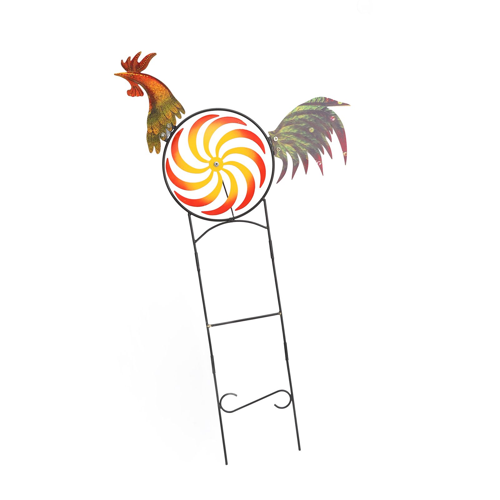 Rooster Wind Spinner Metal Iron Windmill Decorative Cock Wind Sculpture for Outdoor Farm Lawn Yard Patio Garden Ornaments - Image 6