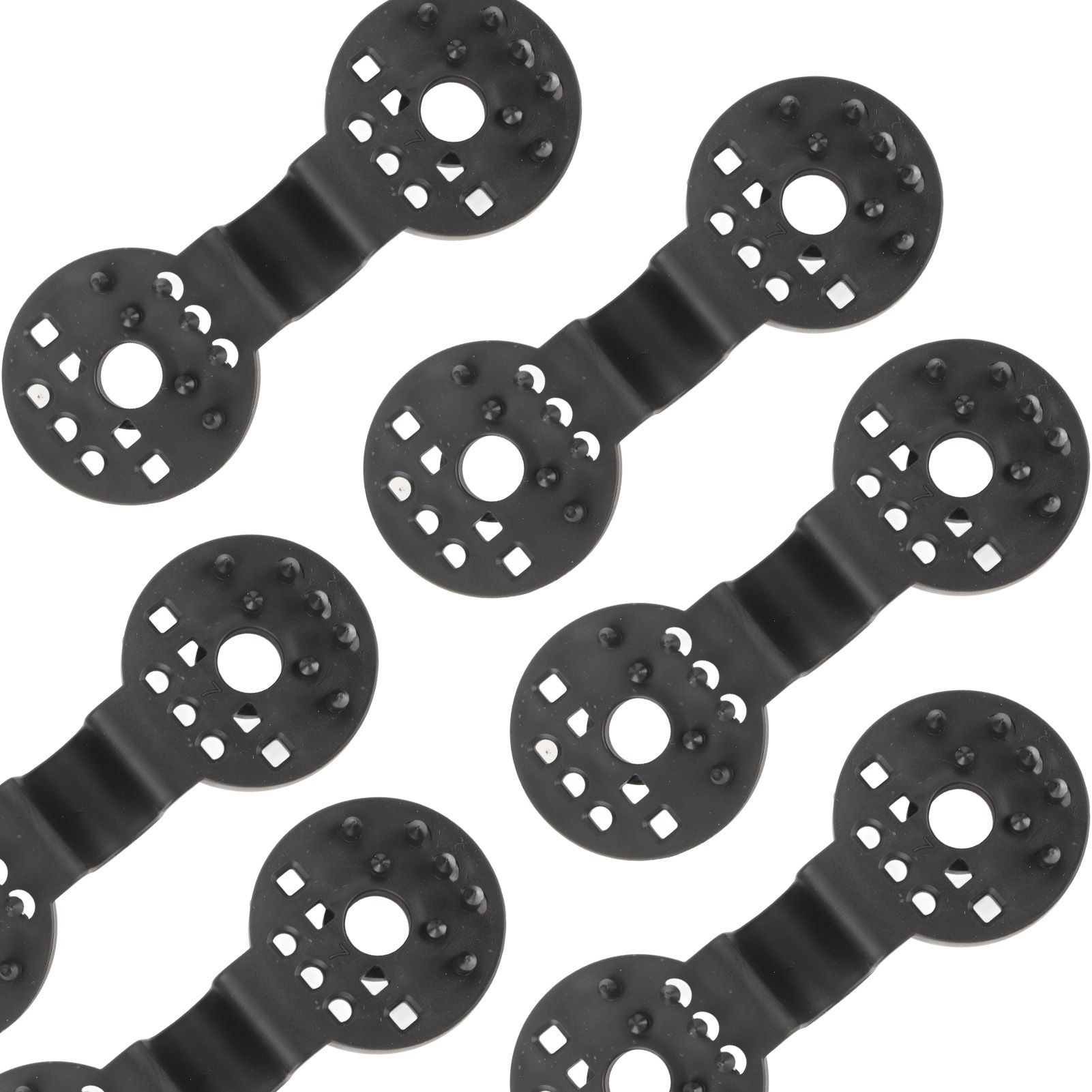 50 Pcs Shade Cloth Plastic Clips Round Sunshade Net Fixing Clip for Garden Netting Anti Bird Netting - Image 3
