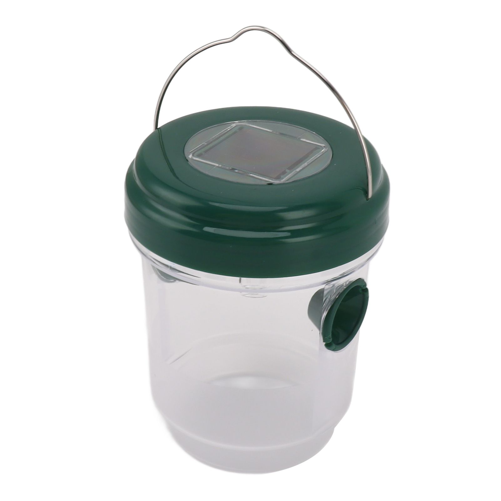 Wasp Catcher LED Solar Powered Waterproof Hornet Traps for Wasp Fruit Fly Garden Terrace Farmland Green - Image 4