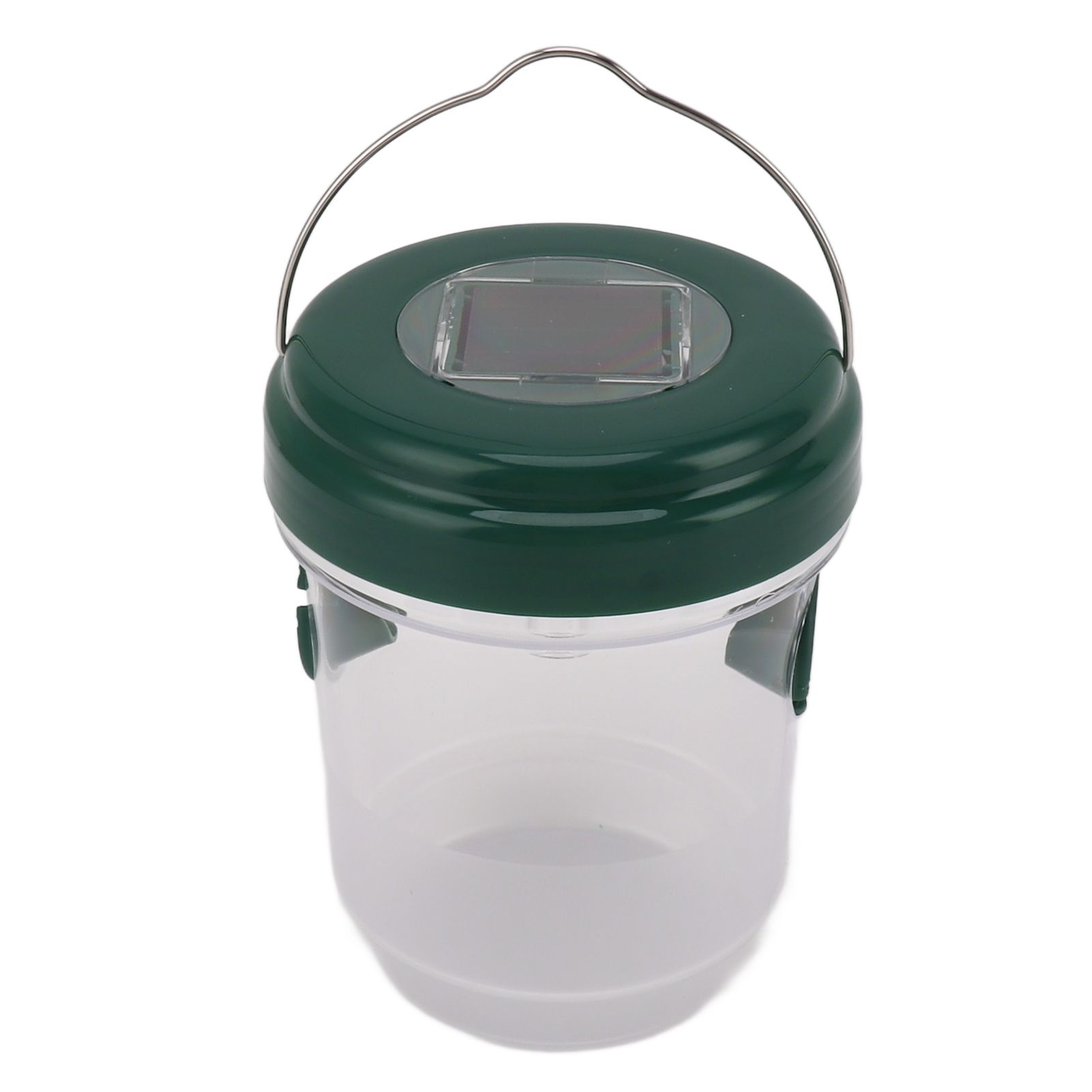 Wasp Catcher LED Solar Powered Waterproof Hornet Traps for Wasp Fruit Fly Garden Terrace Farmland Green - Image 5
