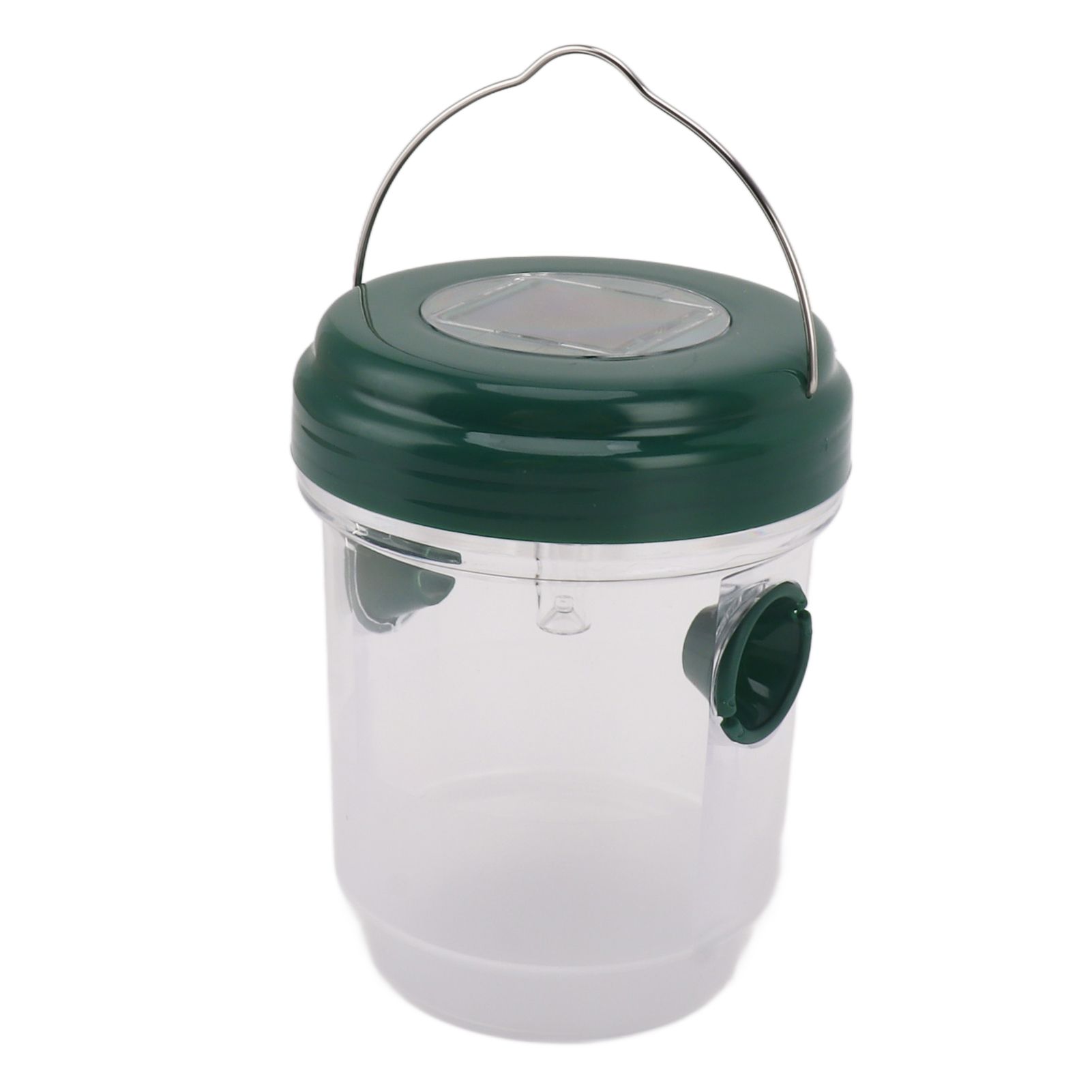 Wasp Catcher LED Solar Powered Waterproof Hornet Traps for Wasp Fruit Fly Garden Terrace Farmland Green - Image 7