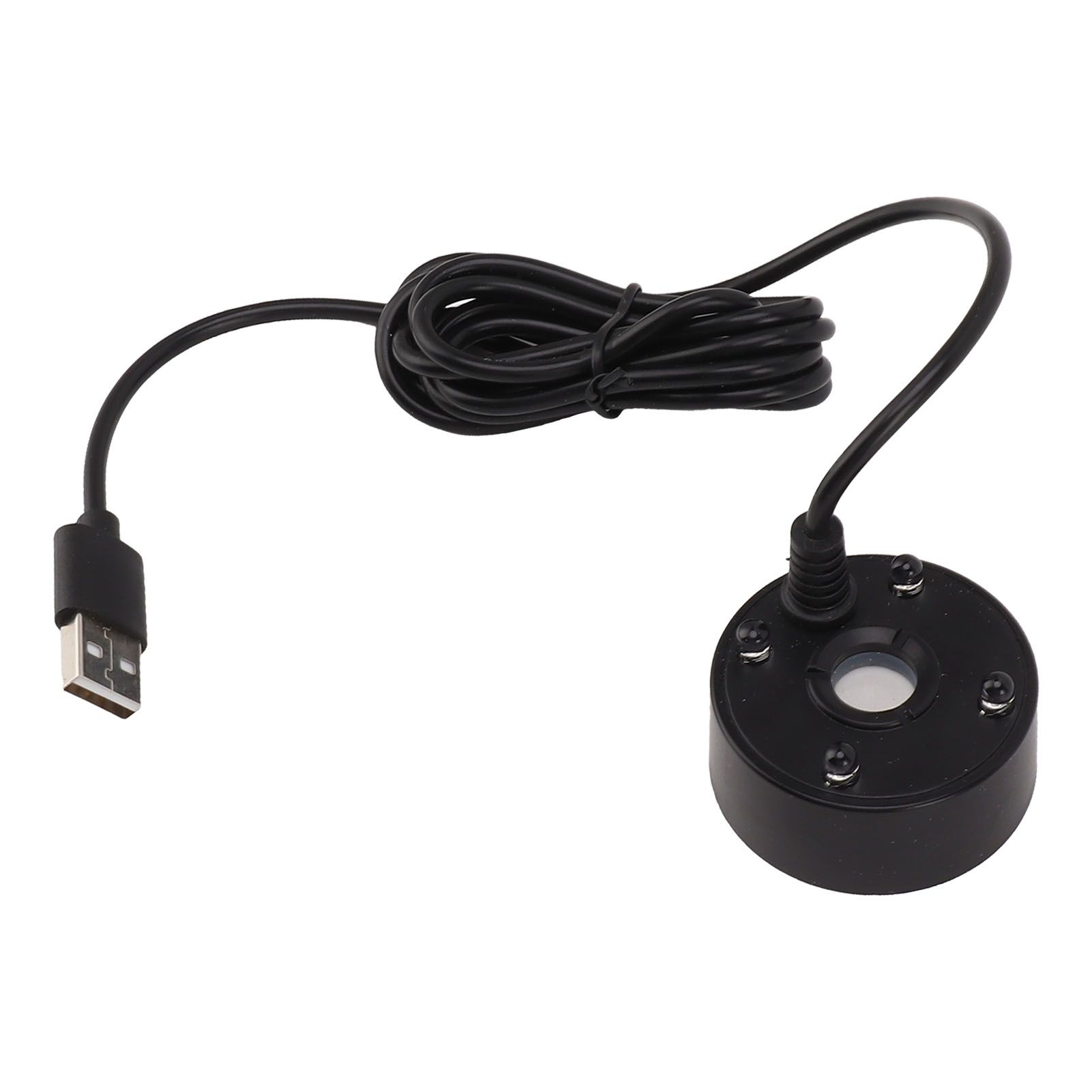 Mist Maker USB Colorful LED Lights 5V Ultra Sound Fountain Atomizer for Pond Rockery Fish Tank Sink Black - Image 3