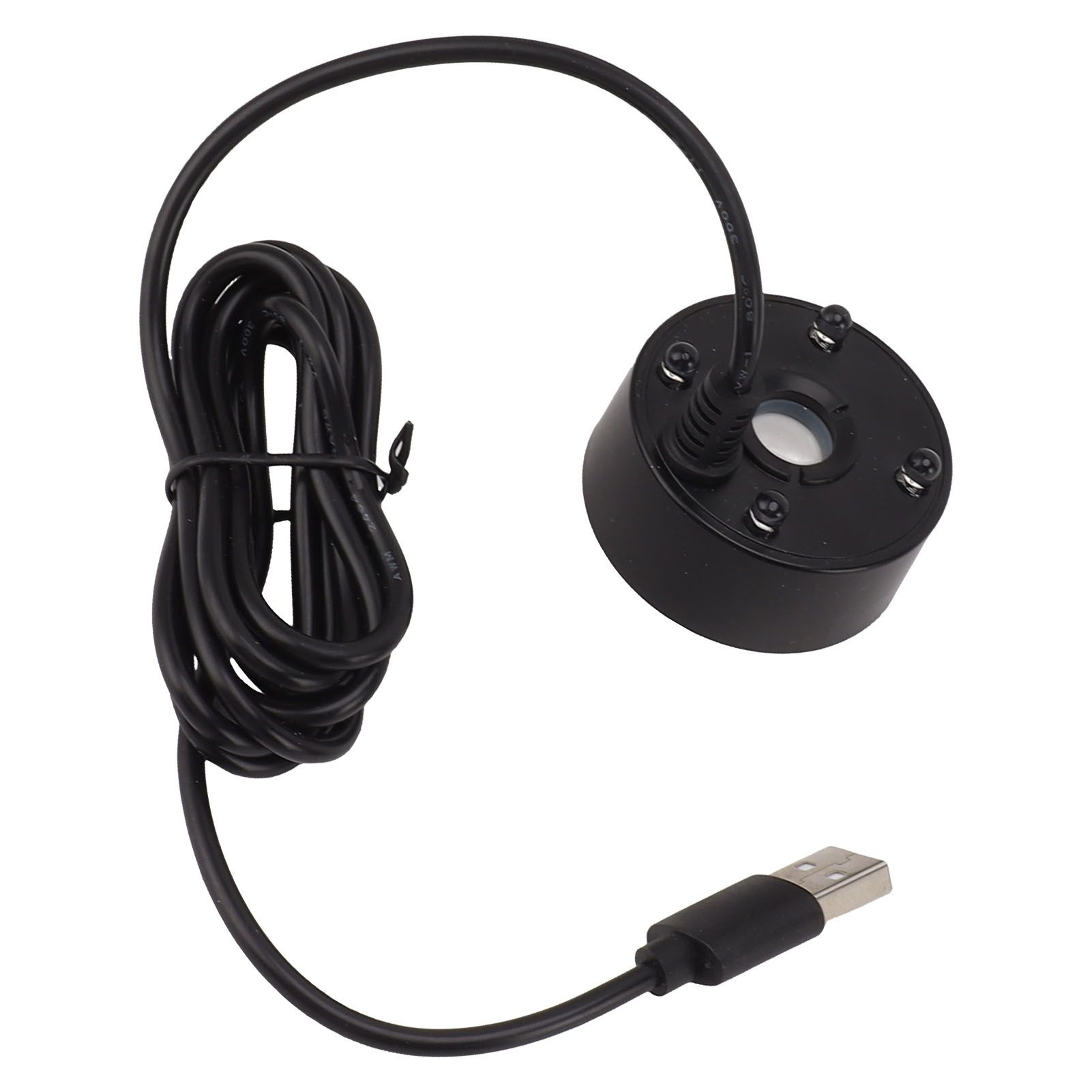 Mist Maker USB Colorful LED Lights 5V Ultra Sound Fountain Atomizer for Pond Rockery Fish Tank Sink Black - Image 5