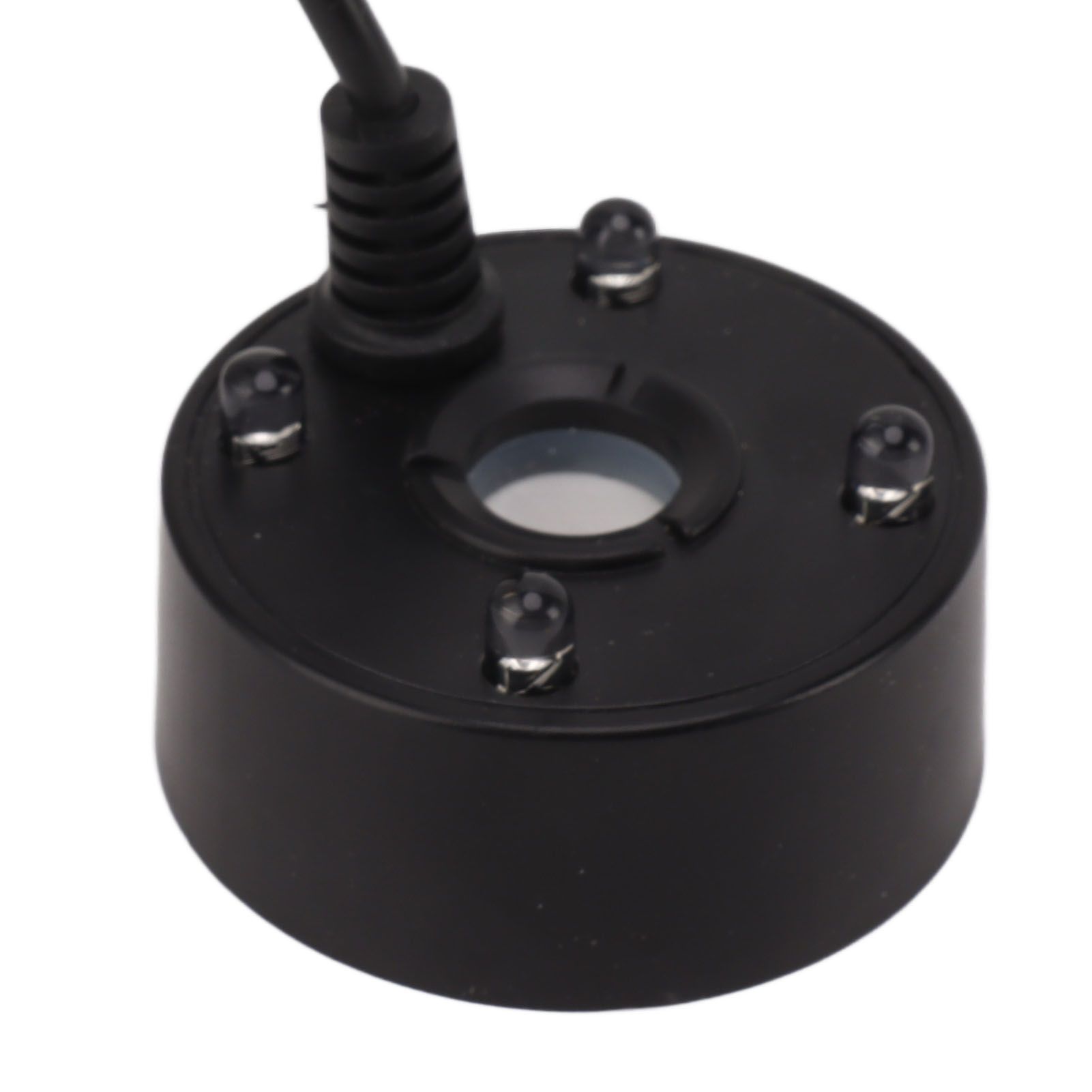 Mist Maker USB Colorful LED Lights 5V Ultra Sound Fountain Atomizer for Pond Rockery Fish Tank Sink Black - Image 8