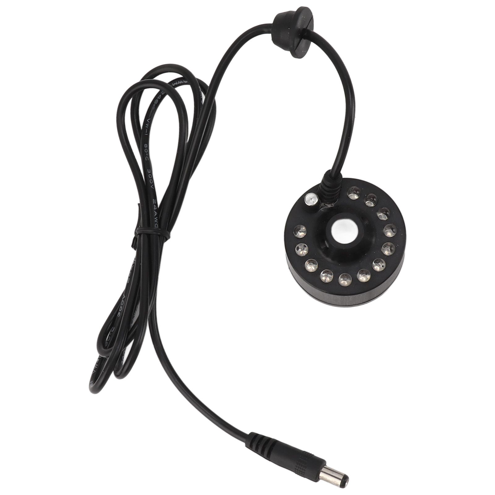 Mist Maker 12LED Beads Colorful DC 5V Interface Waterproof Ultrasound Water Fountain Fogger for Pond Halloween Party - Image 2