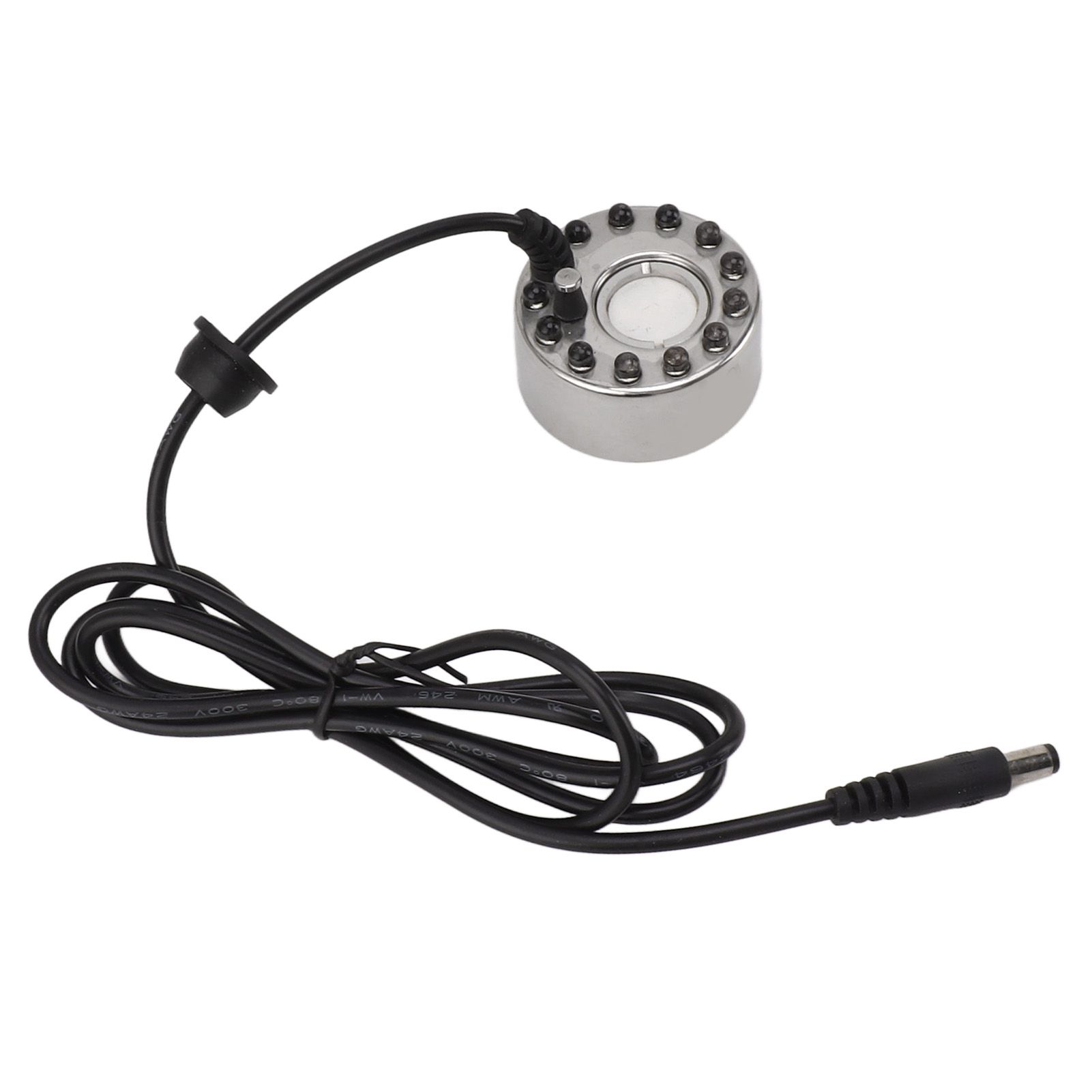 Color 12 LED Mist Maker Fogger Water Fountain Pond Fog Atomizer Humidifier with DC 5V Interface for Water Fountain Pond Rockery Fishtank - Image 1
