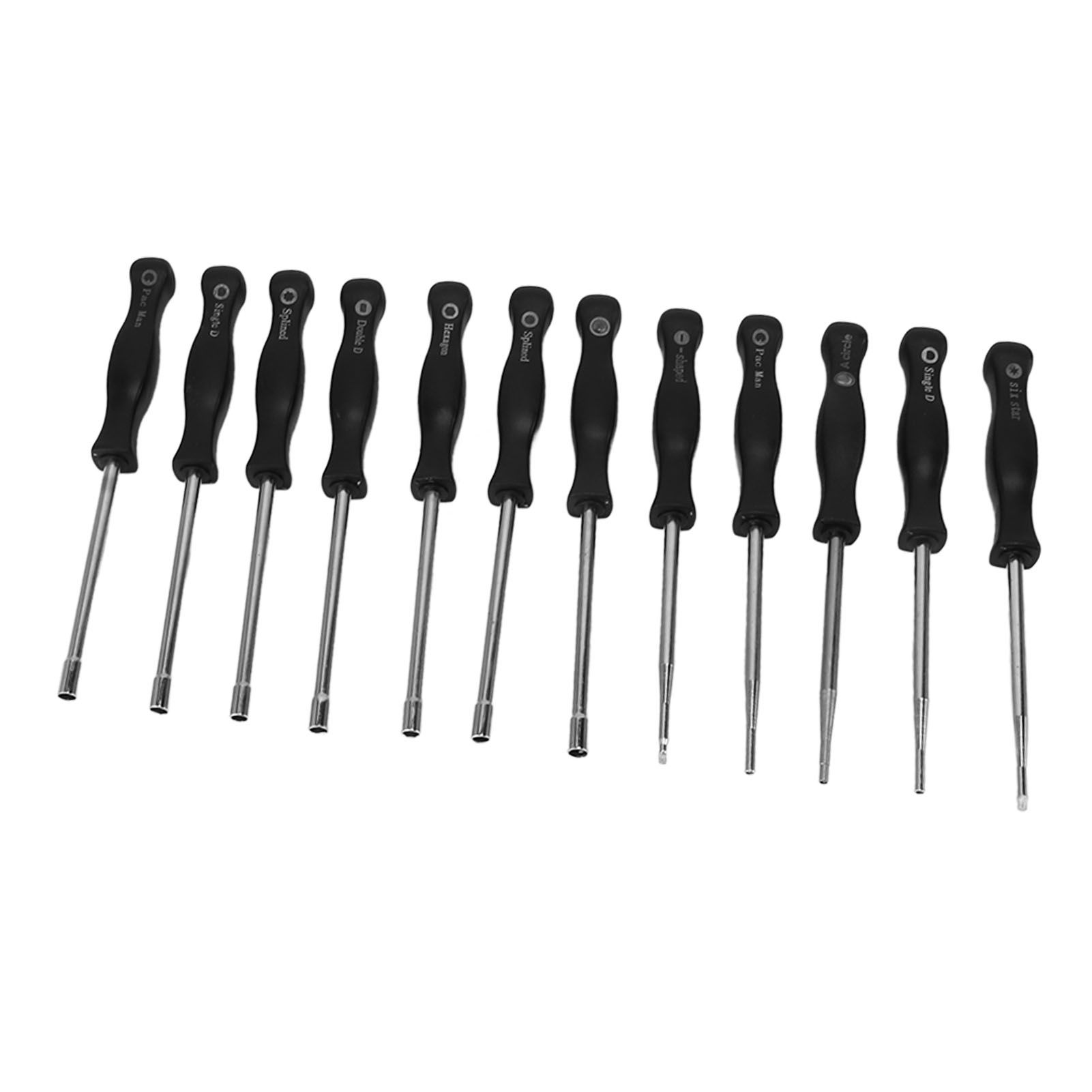 Carburator Adjusting Kit with 12 Screwdrivers 1 String Steel Brush Comfort Grip Carburetor Repair Tools for 2 Cycle Carburetor Engines Trimmer - Image 4