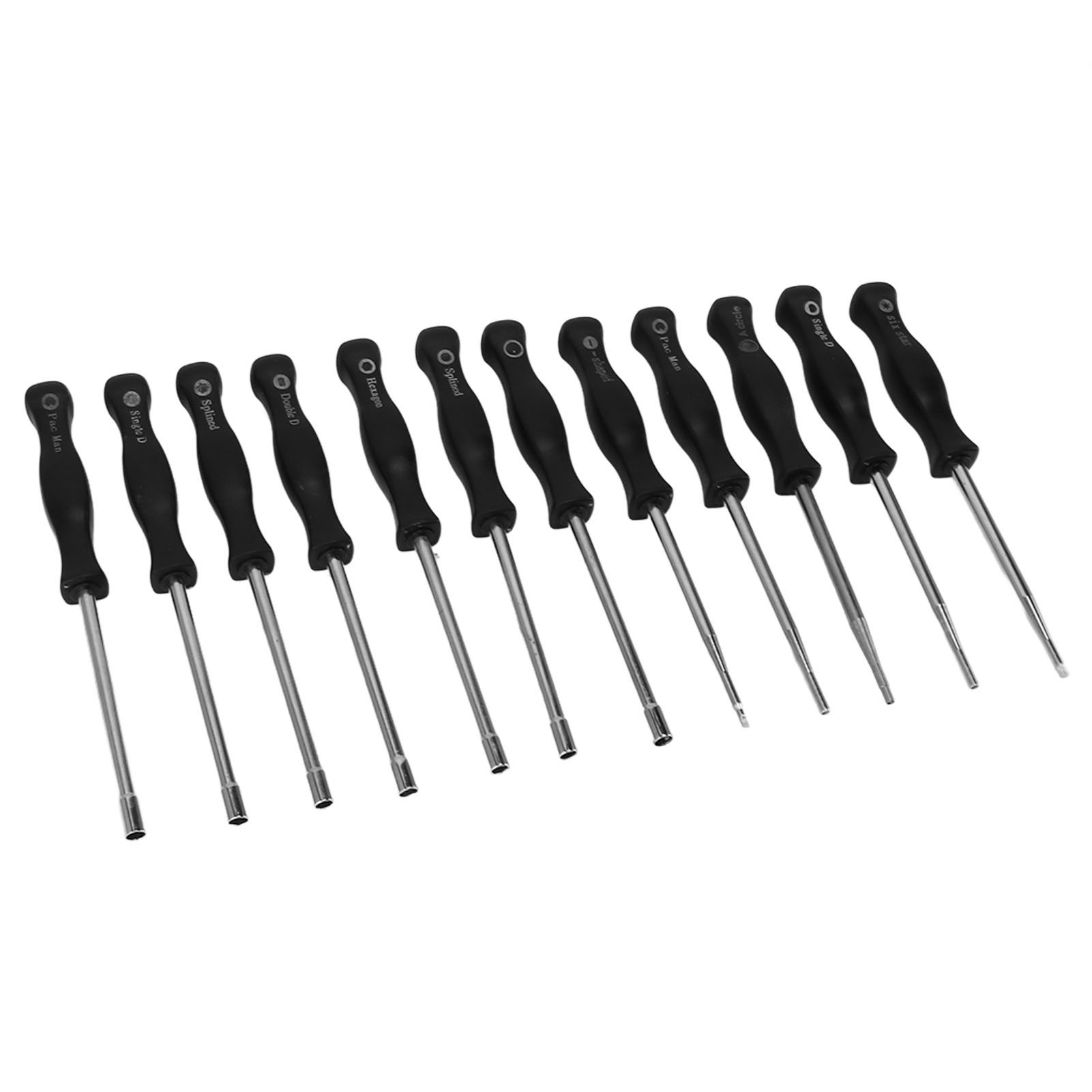Carburator Adjusting Kit with 12 Screwdrivers 1 String Steel Brush Comfort Grip Carburetor Repair Tools for 2 Cycle Carburetor Engines Trimmer - Image 7