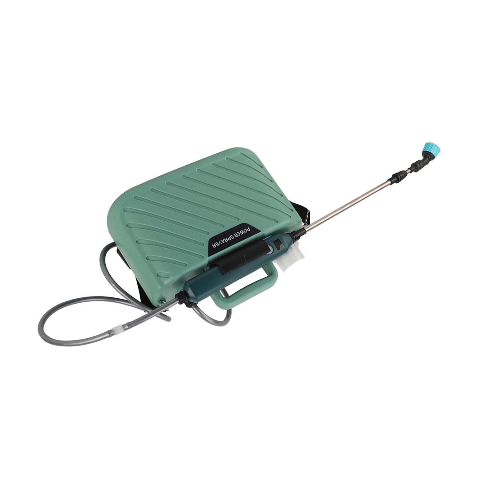 Electric Plant Sprayer Battery Powered 5L with 3 Nozzles Retractable Wand Adjustable Shoudler Strap Garden Sprayer for Lawn Green - Image 8