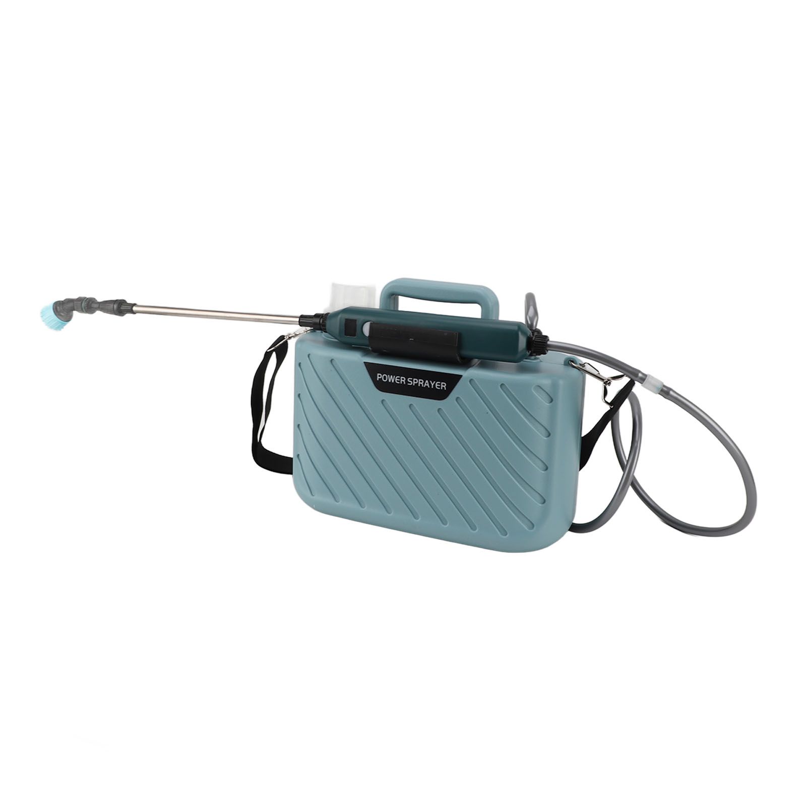 Electric Plant Sprayer Battery Powered 5L with 3 Nozzles Retractable Wand Adjustable Shoudler Strap Garden Sprayer for Lawn Blue - Image 3