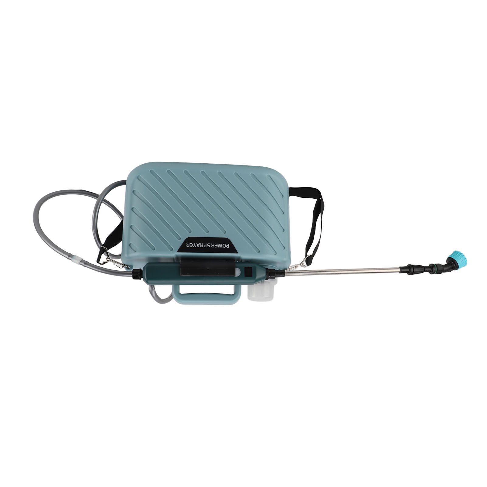 Electric Plant Sprayer Battery Powered 5L with 3 Nozzles Retractable Wand Adjustable Shoudler Strap Garden Sprayer for Lawn Blue - Image 8