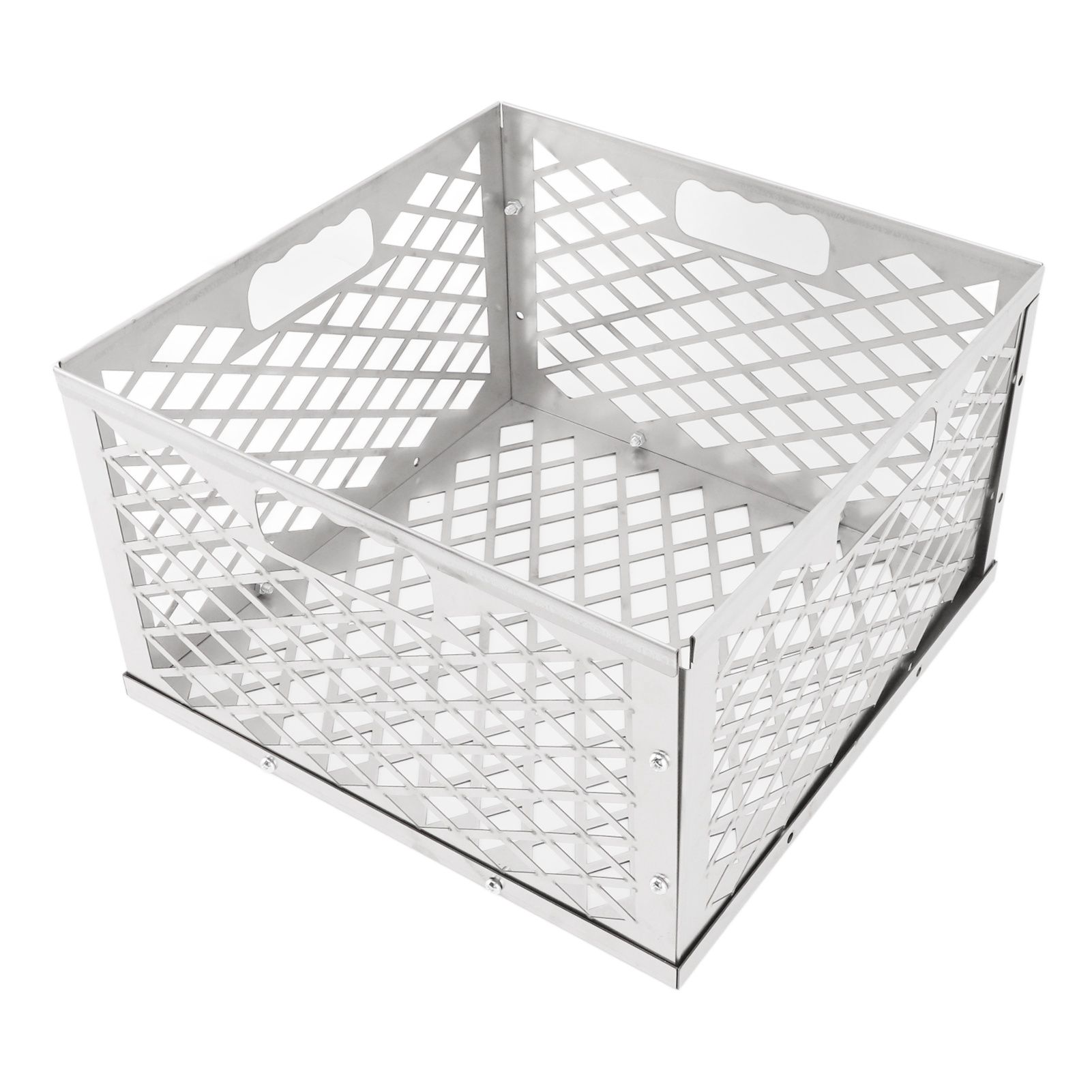 Charcoal Basket Detachable Design Portable Rugged Durable Stainless Steel Charcoal Fire Basket for Barbecue - Image 1