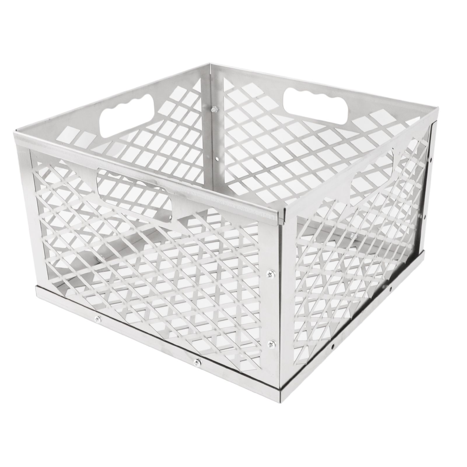 Charcoal Basket Detachable Design Portable Rugged Durable Stainless Steel Charcoal Fire Basket for Barbecue - Image 2