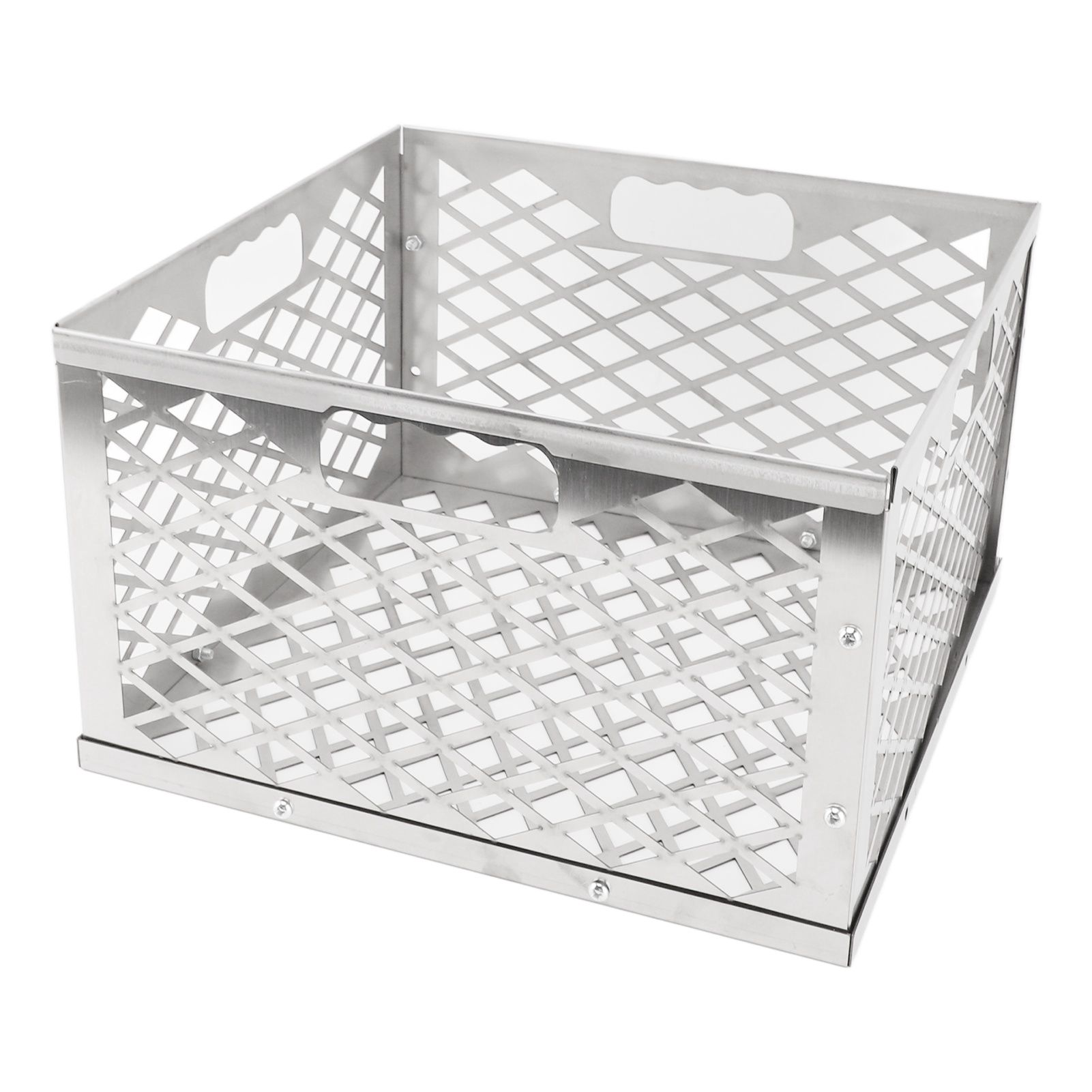 Charcoal Basket Detachable Design Portable Rugged Durable Stainless Steel Charcoal Fire Basket for Barbecue - Image 3