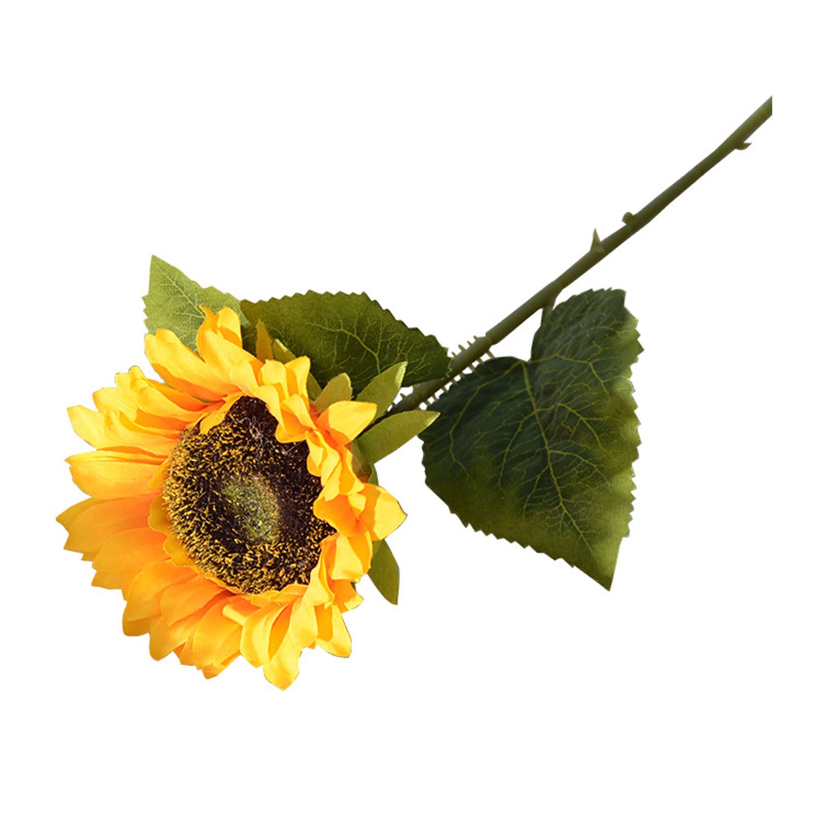 Simulation Sunflower Pastoral Style Artificial Flower False Silk Sunflower for Home Decoration Yellow - Image 1