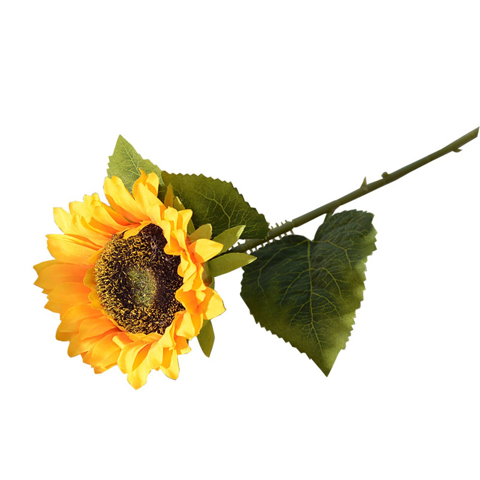 Simulation Sunflower Pastoral Style Artificial Flower False Silk Sunflower for Home Decoration Yellow - Image 3