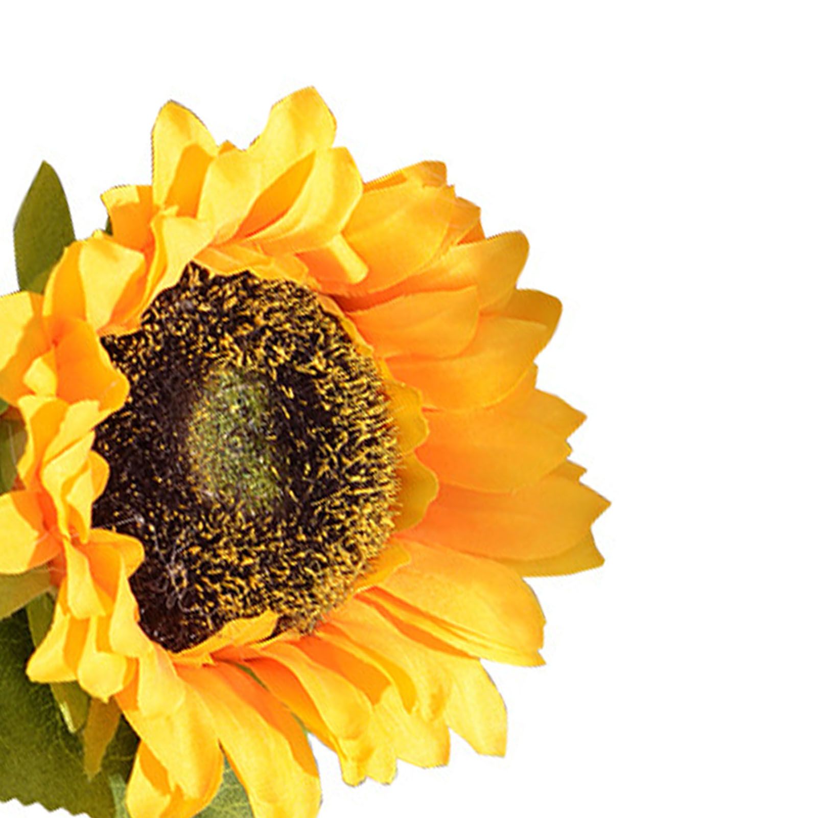 Simulation Sunflower Pastoral Style Artificial Flower False Silk Sunflower for Home Decoration Yellow - Image 7