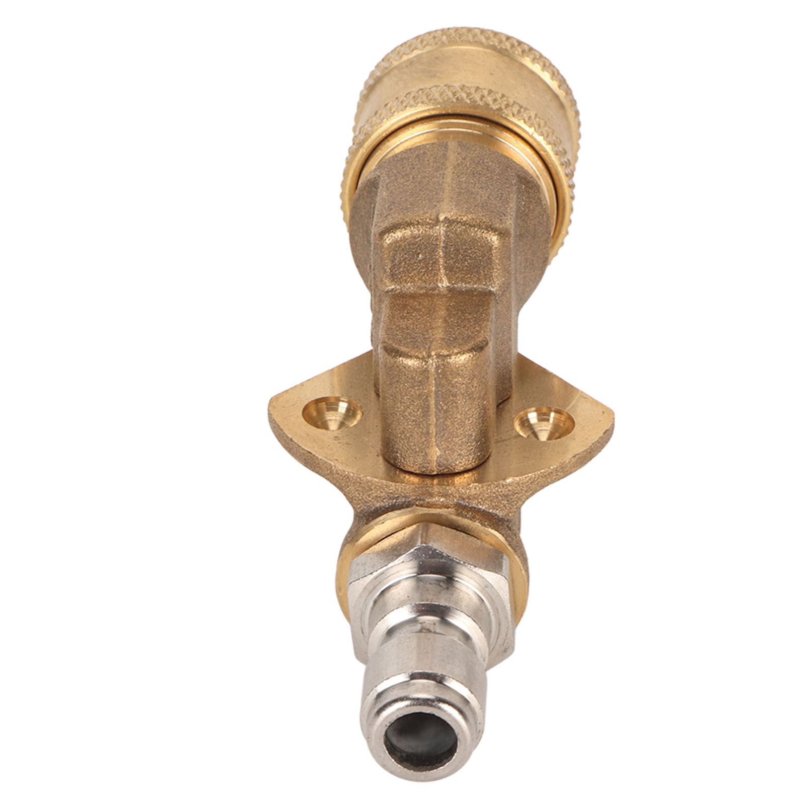 Quick Connecting Pivoting Coupler Attachment 1/4in for Pressure Washer Nozzle Adjustable 4500psi Garden Supplies 5 Level - Image 7